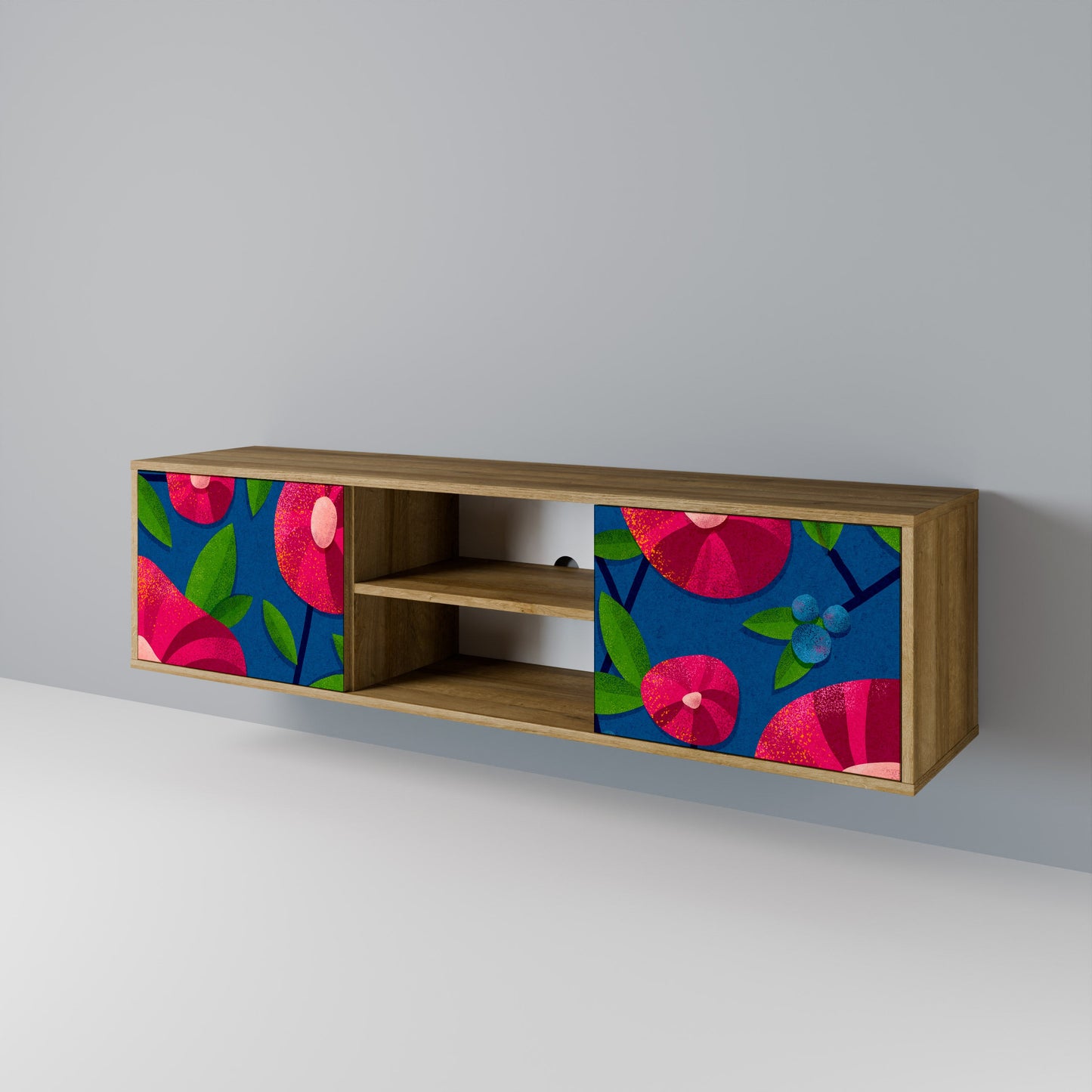 SPRING THOUGHTS 2-Door TV Stand in Oak Effect