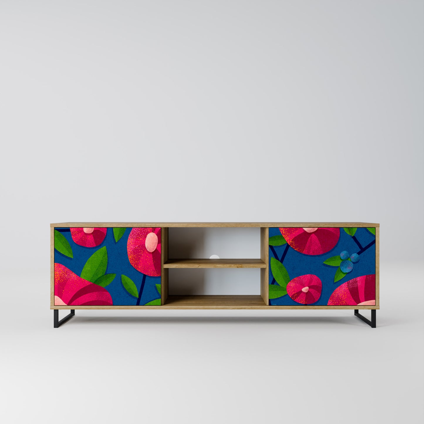 SPRING THOUGHTS 2-Door TV Stand in Oak Effect
