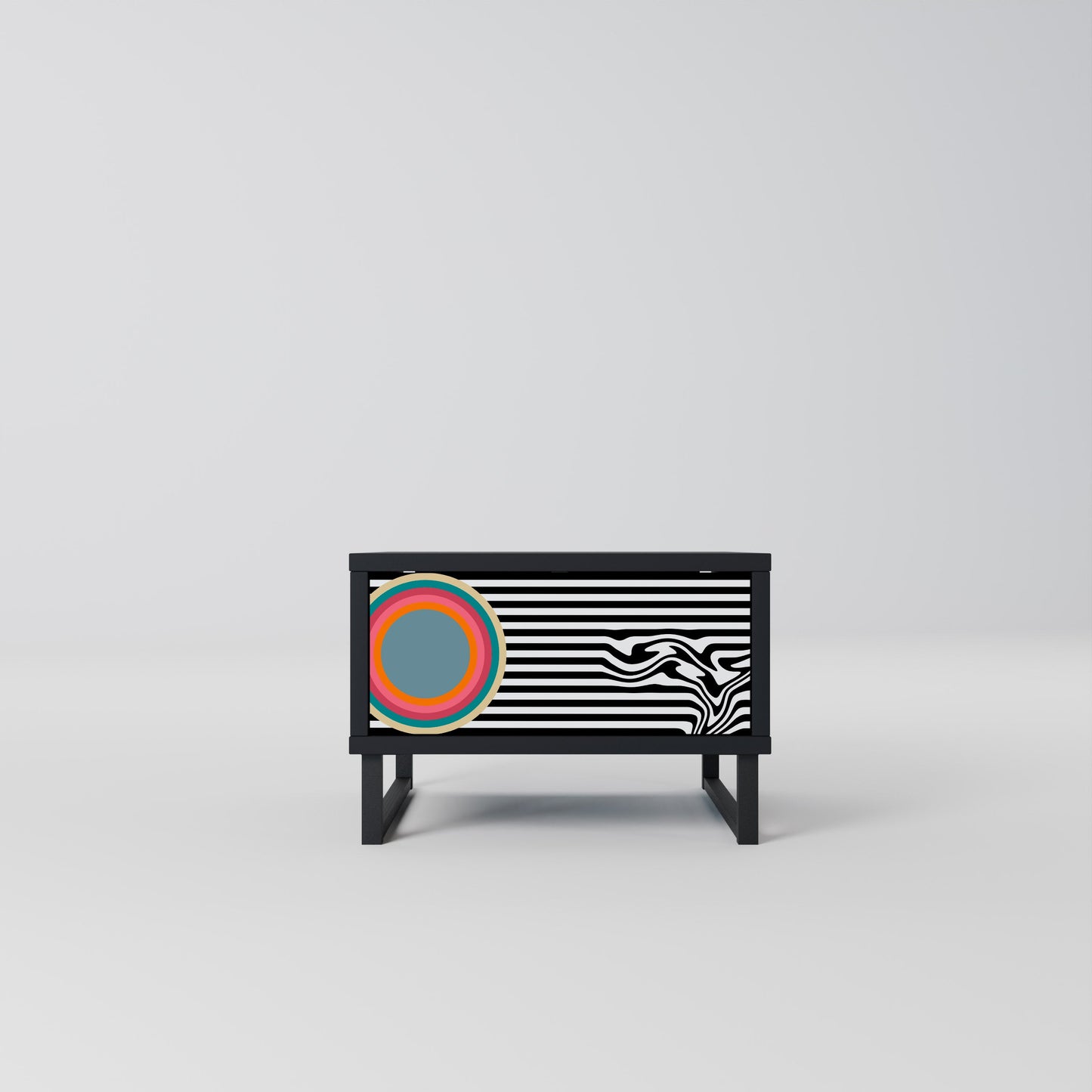 SPECTRA SHOWCASE Nattduksbord i svart finish