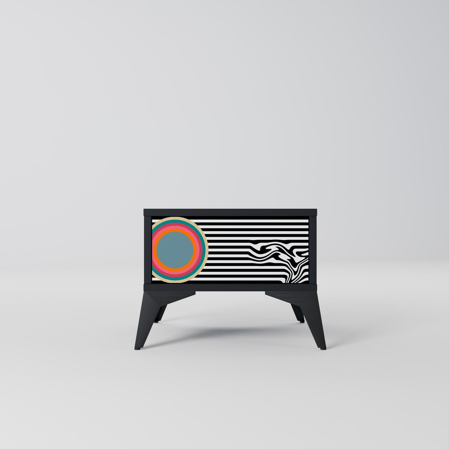 SPECTRA SHOWCASE Nattduksbord i svart finish