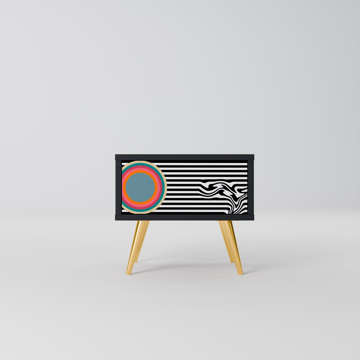 SPECTRA SHOWCASE Nattduksbord i svart finish