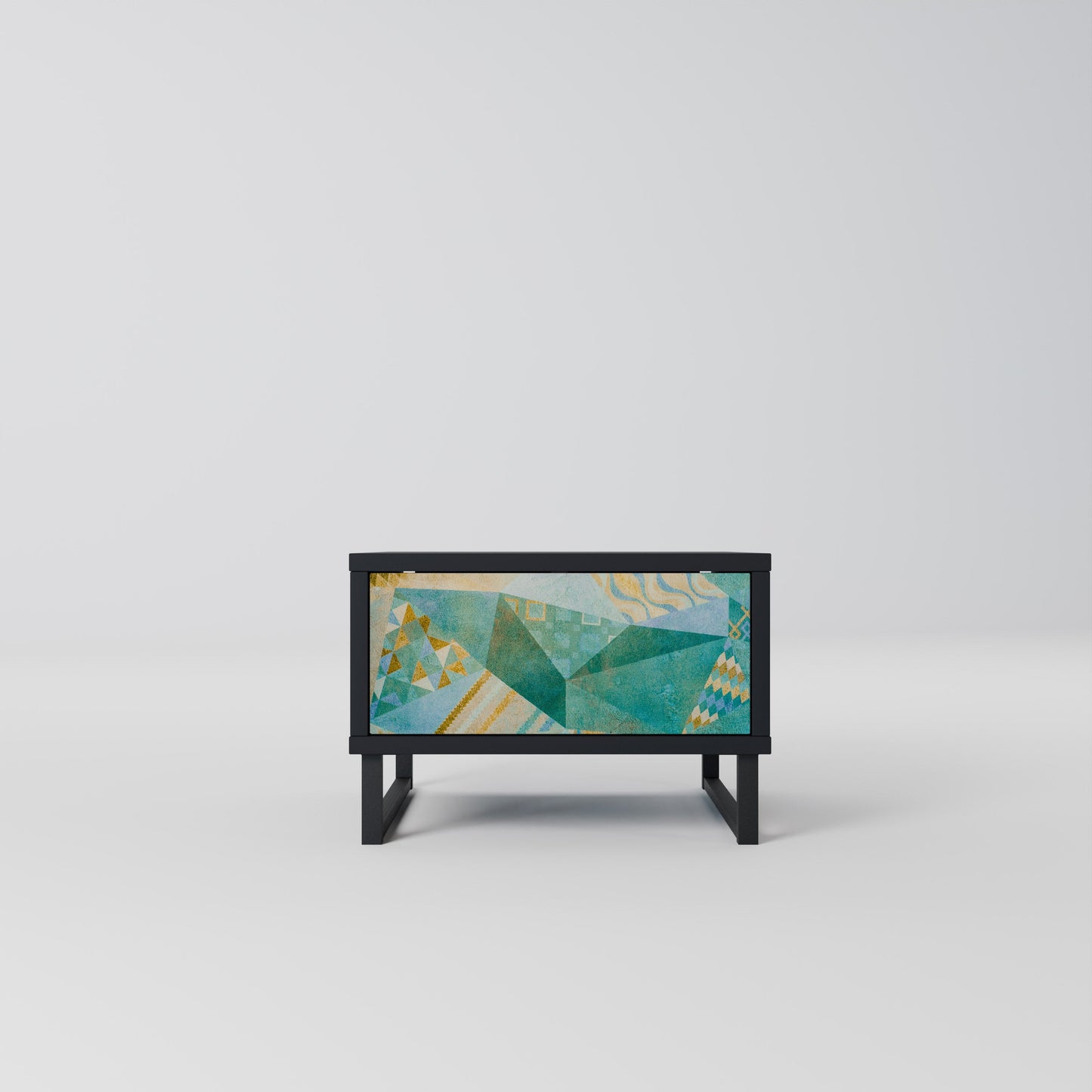 SPECTRUM SPLENDOR nattduksbord i svart finish