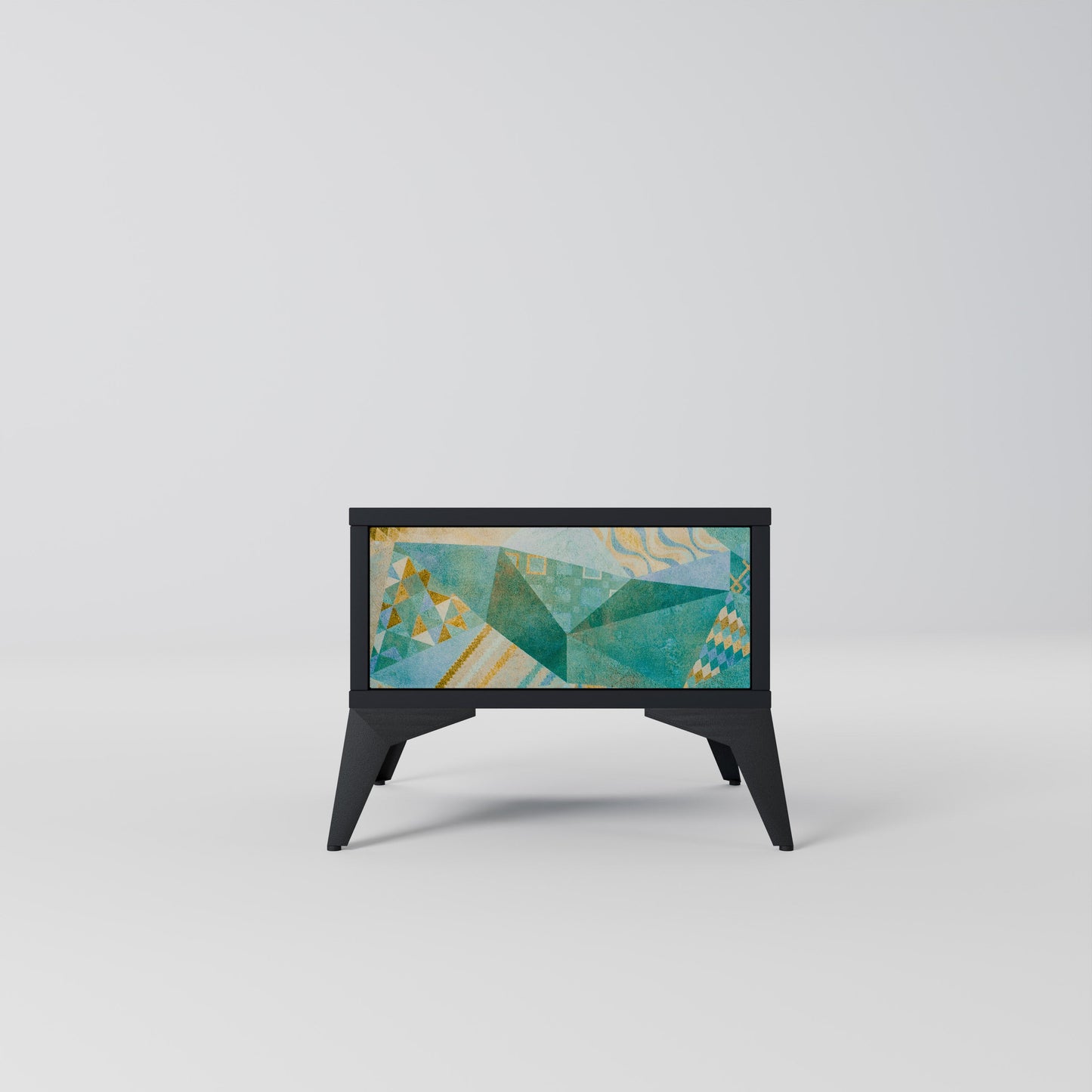 SPECTRUM SPLENDOR nattduksbord i svart finish
