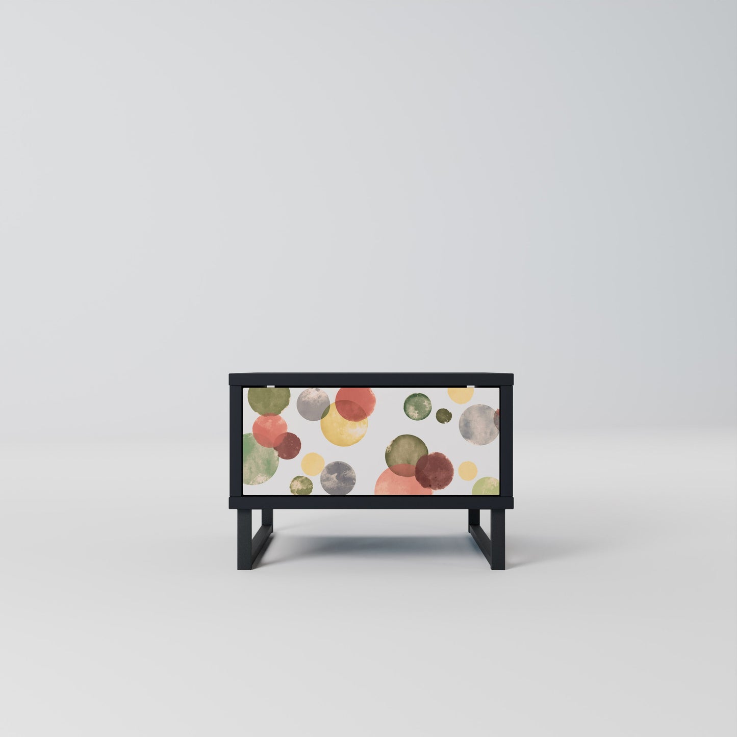 FLEETING HAPPINESS Nightstand in Black Finish