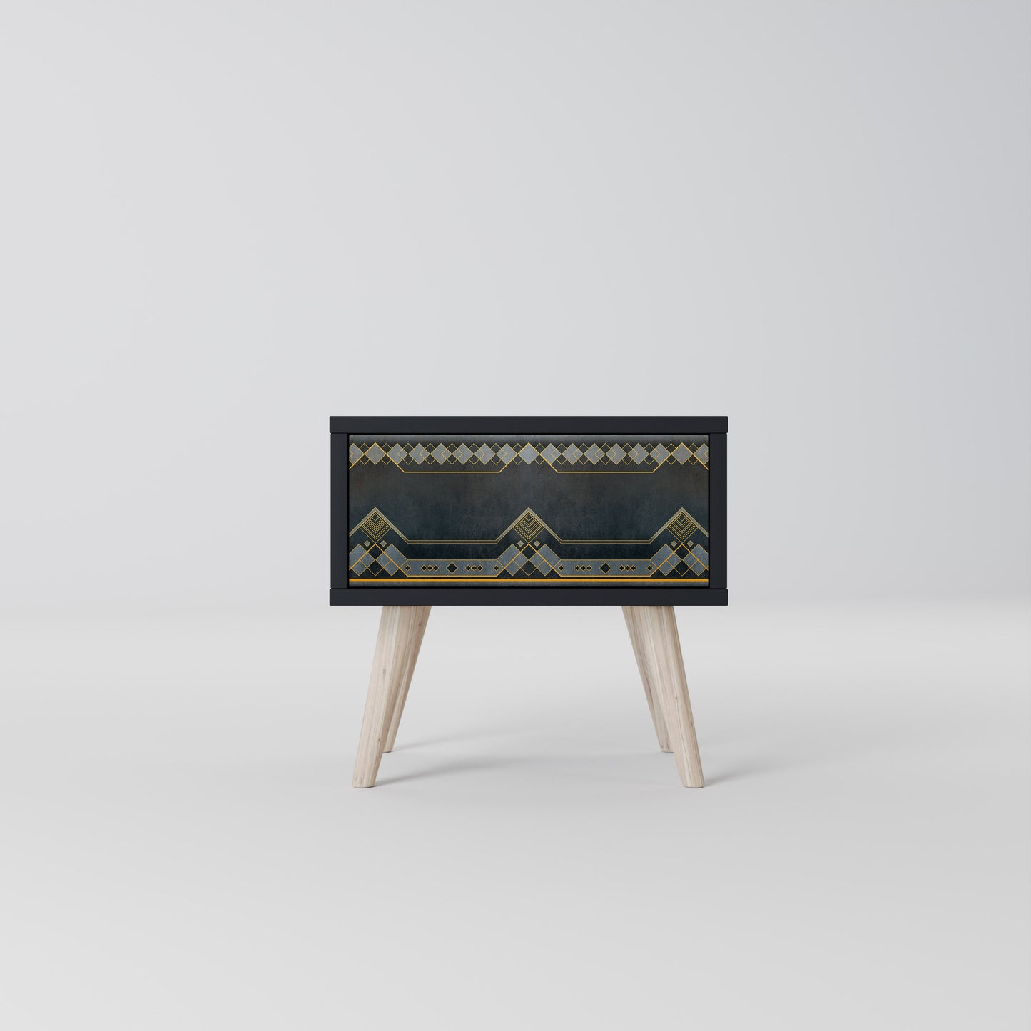 ROYAL ORDINARINESS Nightstand in Black Finish