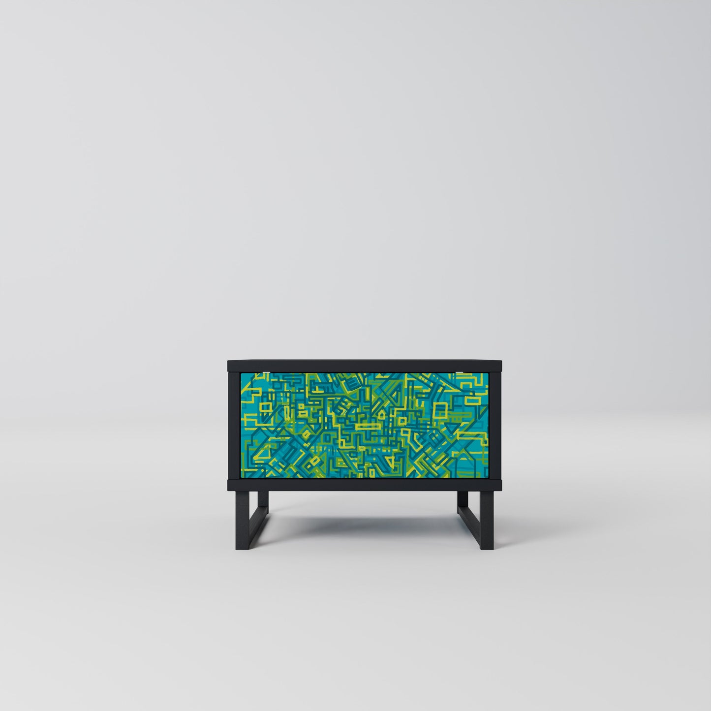 NOSTALGIC MEMORIES Nightstand in Black Finish