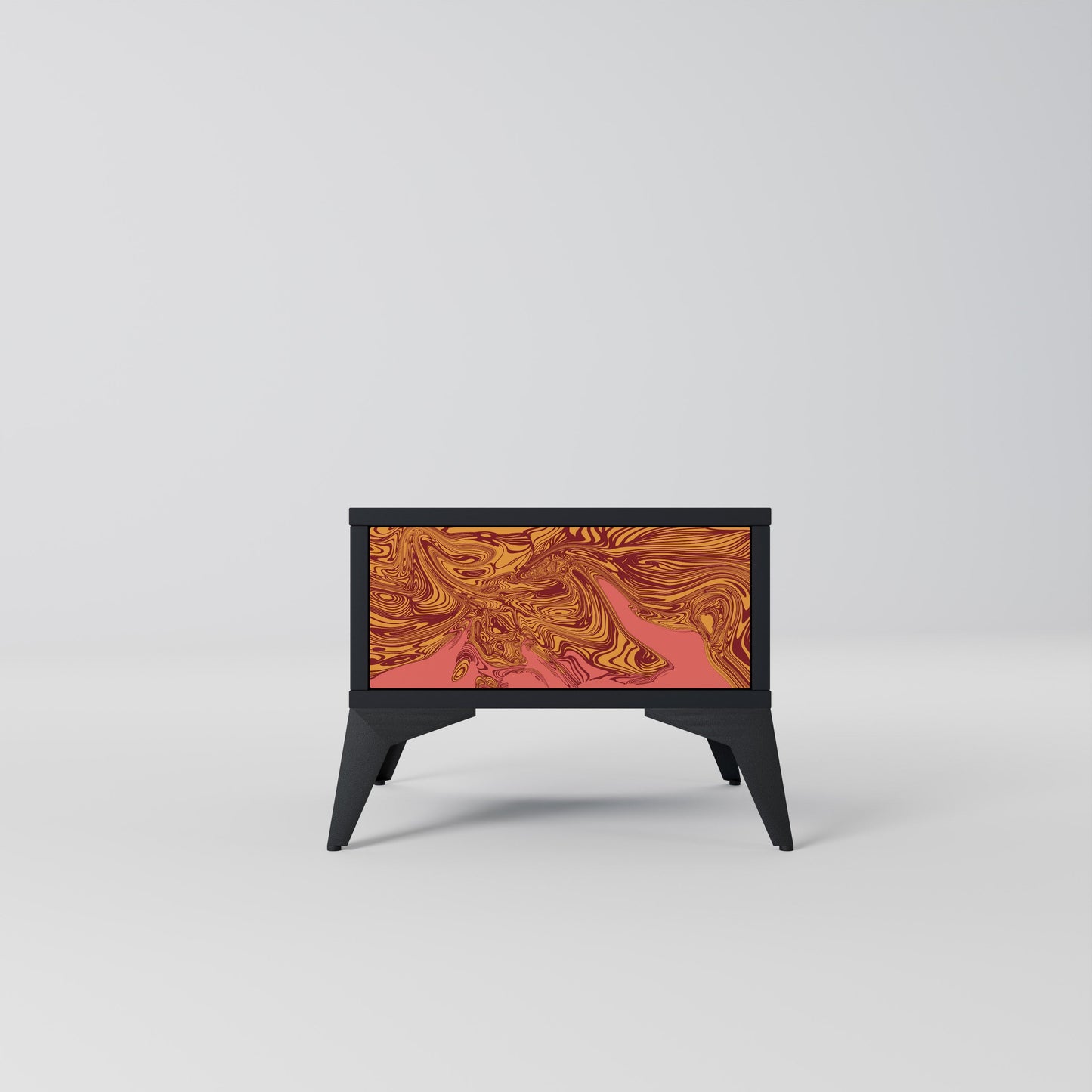 FLOATING THOUGHTS Nightstand in Black Finish