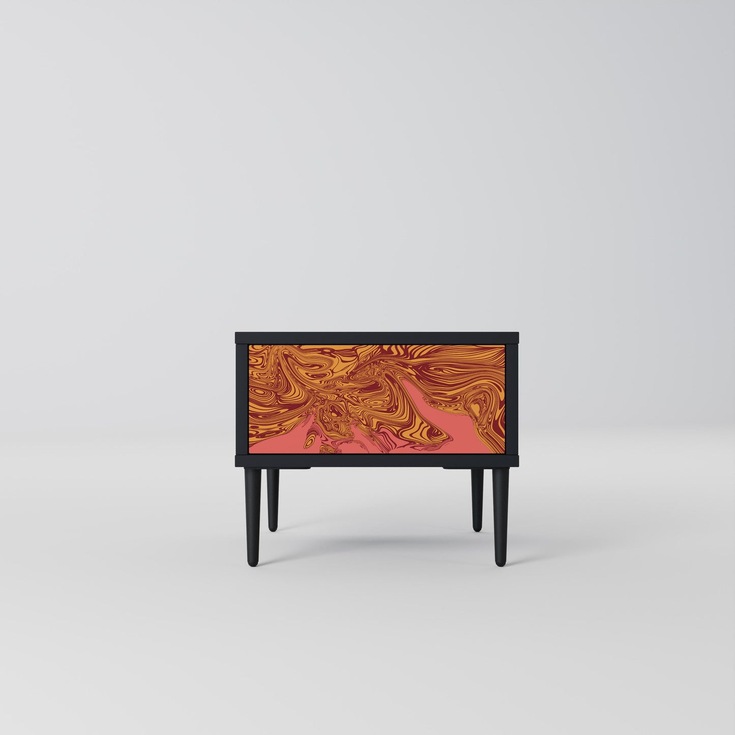 FLOATING THOUGHTS Nightstand in Black Finish