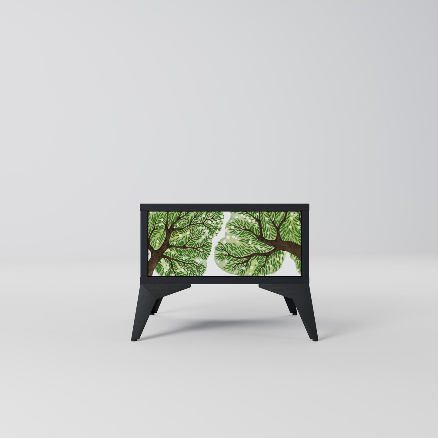 WILDERNESS DASH Nightstand in Black Finish
