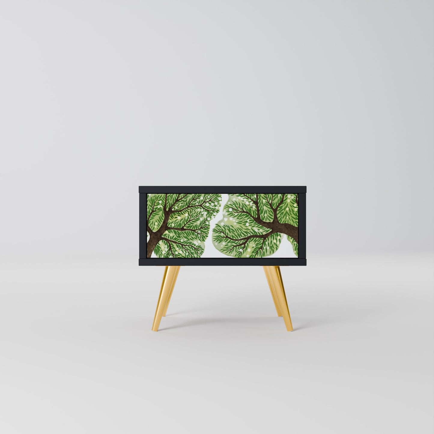 WILDERNESS DASH Nightstand in Black Finish
