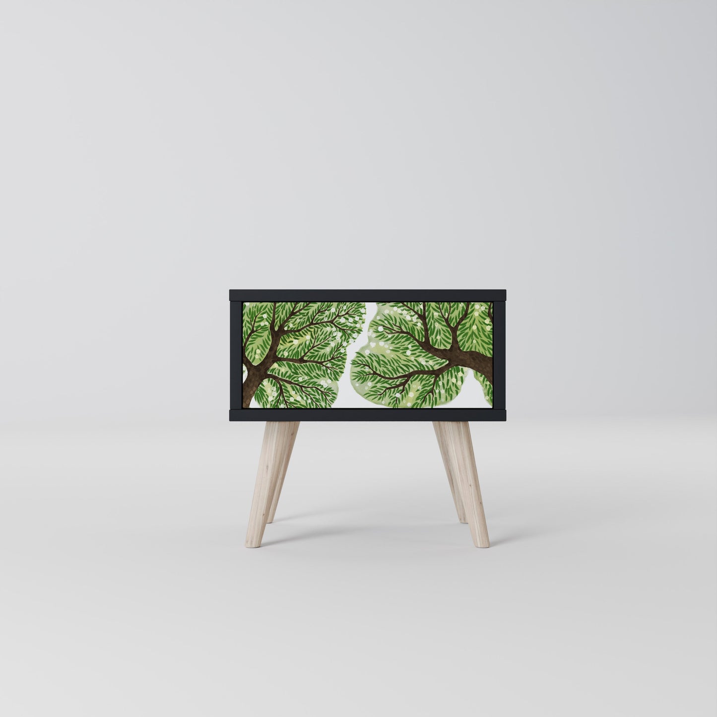 WILDERNESS DASH Nightstand in Black Finish