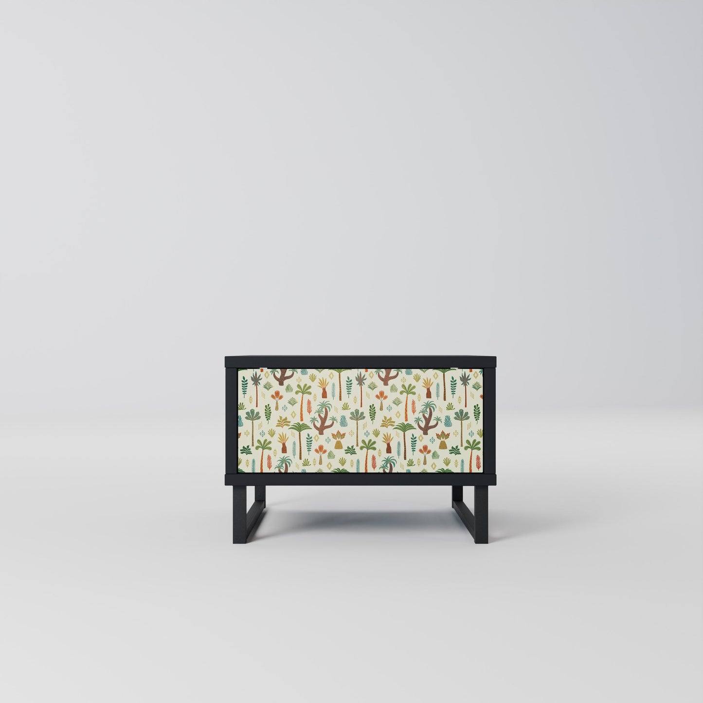 PALM SPRING Nightstand in Black Finish