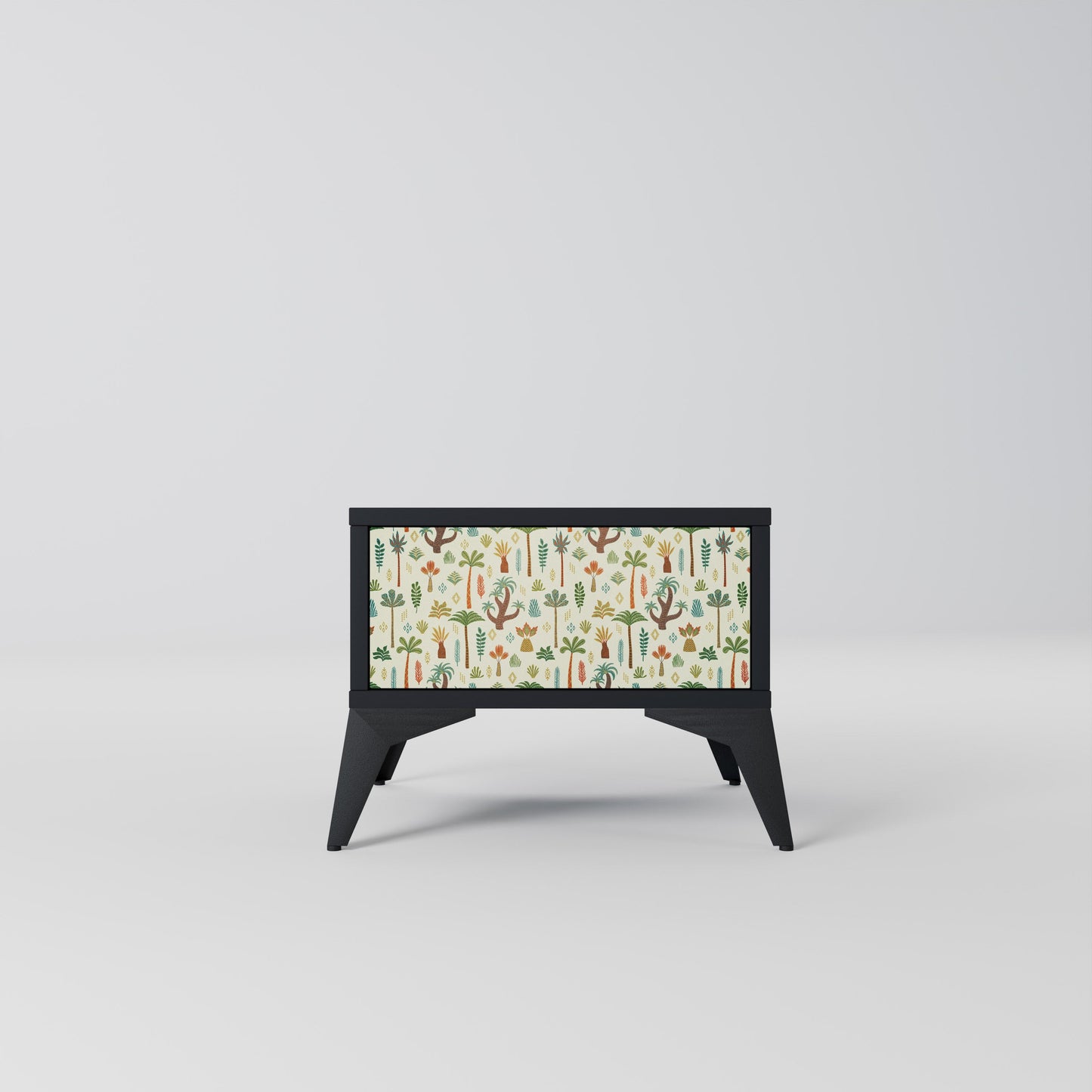 PALM SPRING Nightstand in Black Finish
