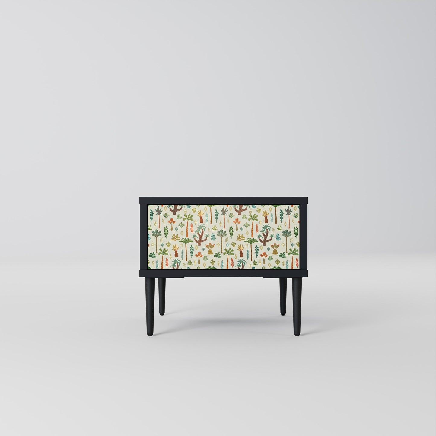 PALM SPRING Nightstand in Black Finish