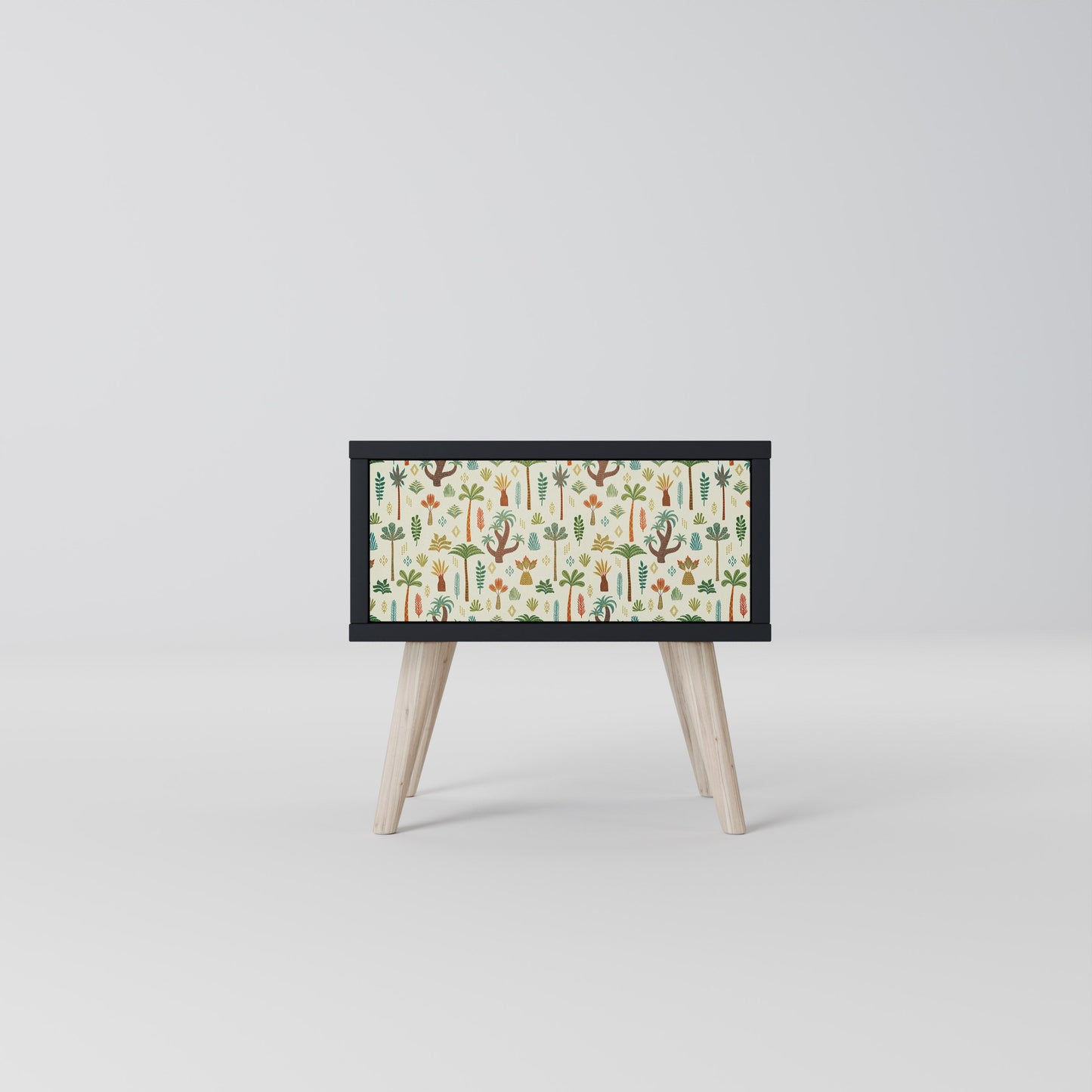 PALM SPRING Nightstand in Black Finish