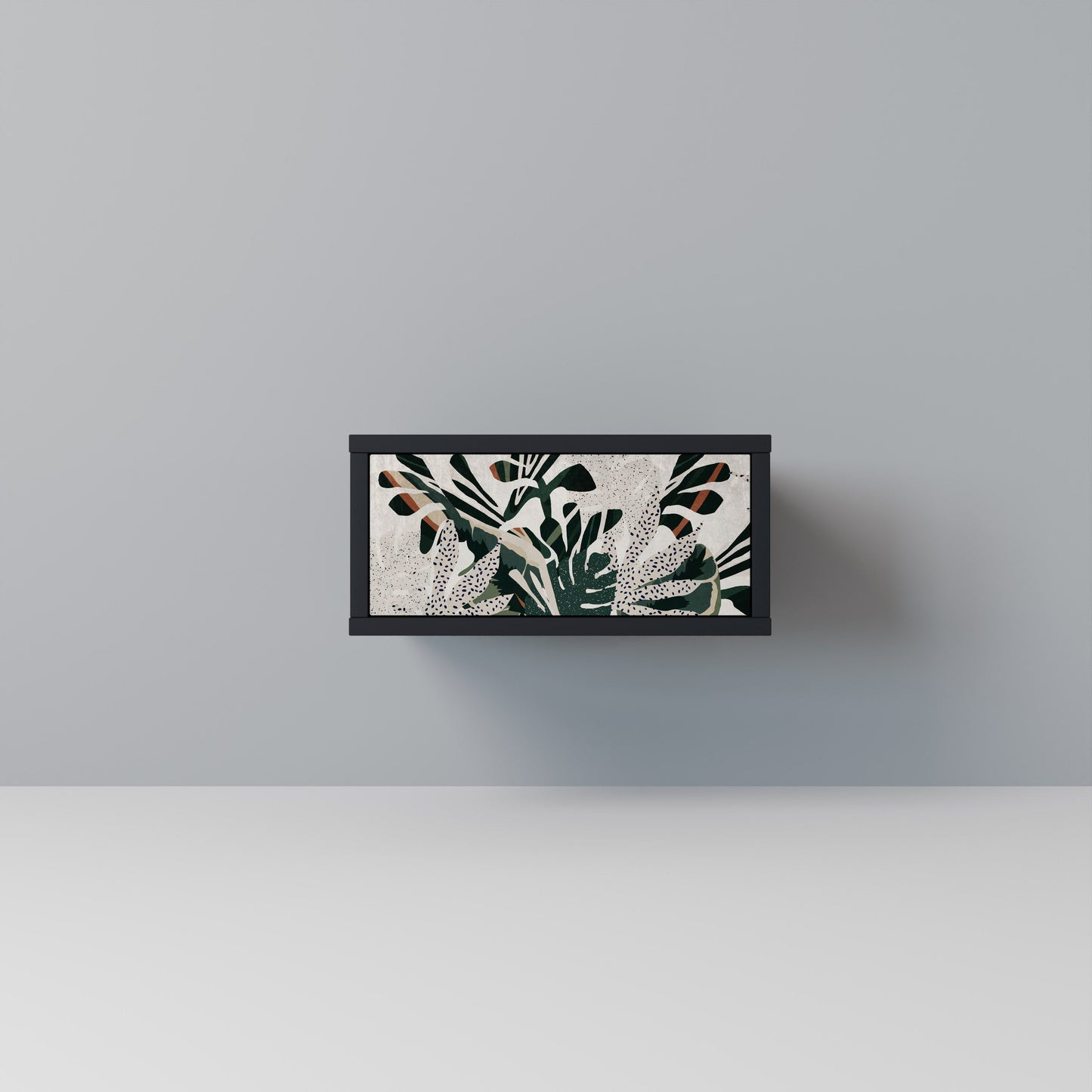 VERDURE FORMATION Nightstand in Black Finish
