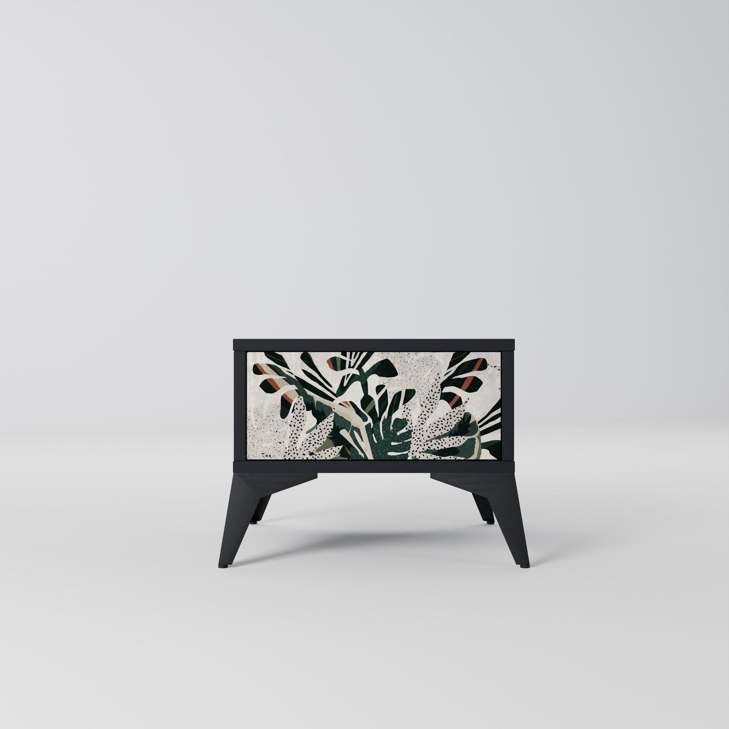 VERDURE FORMATION Nightstand in Black Finish
