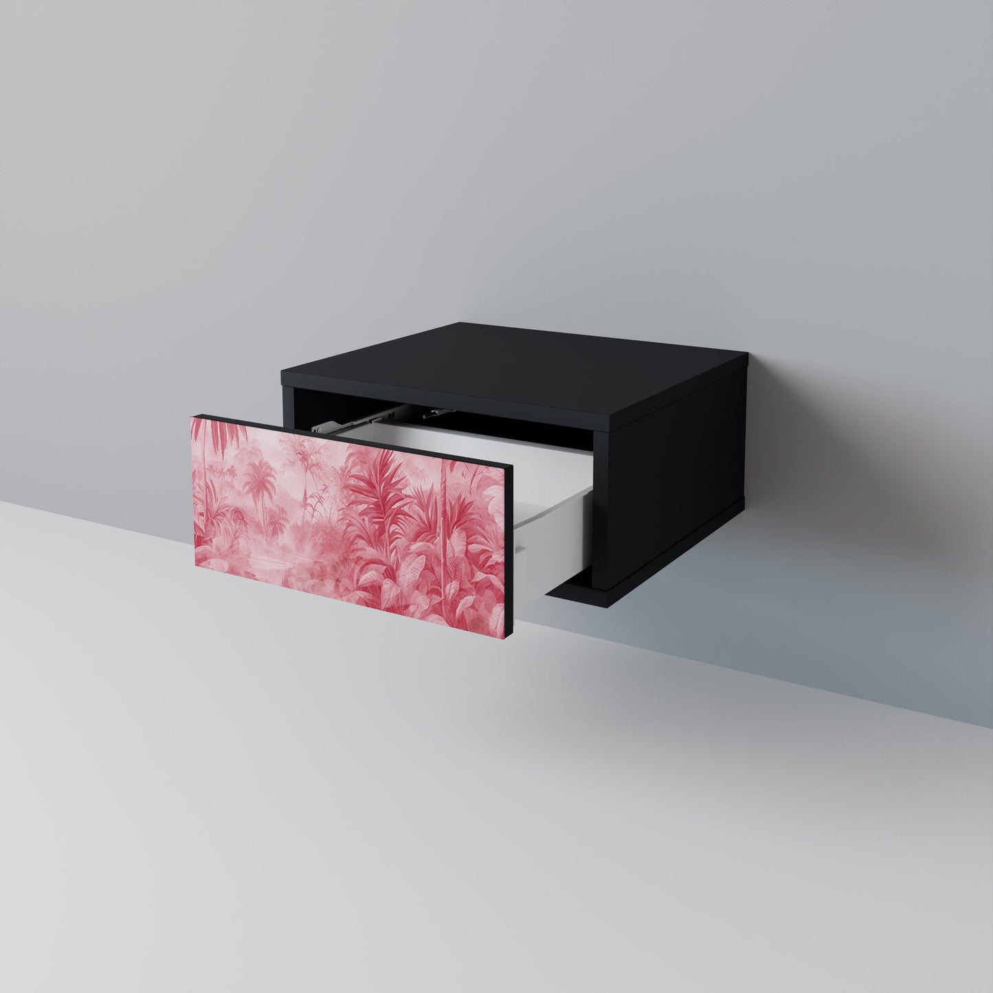 SWEET TROPICS Nightstand in Black Finish
