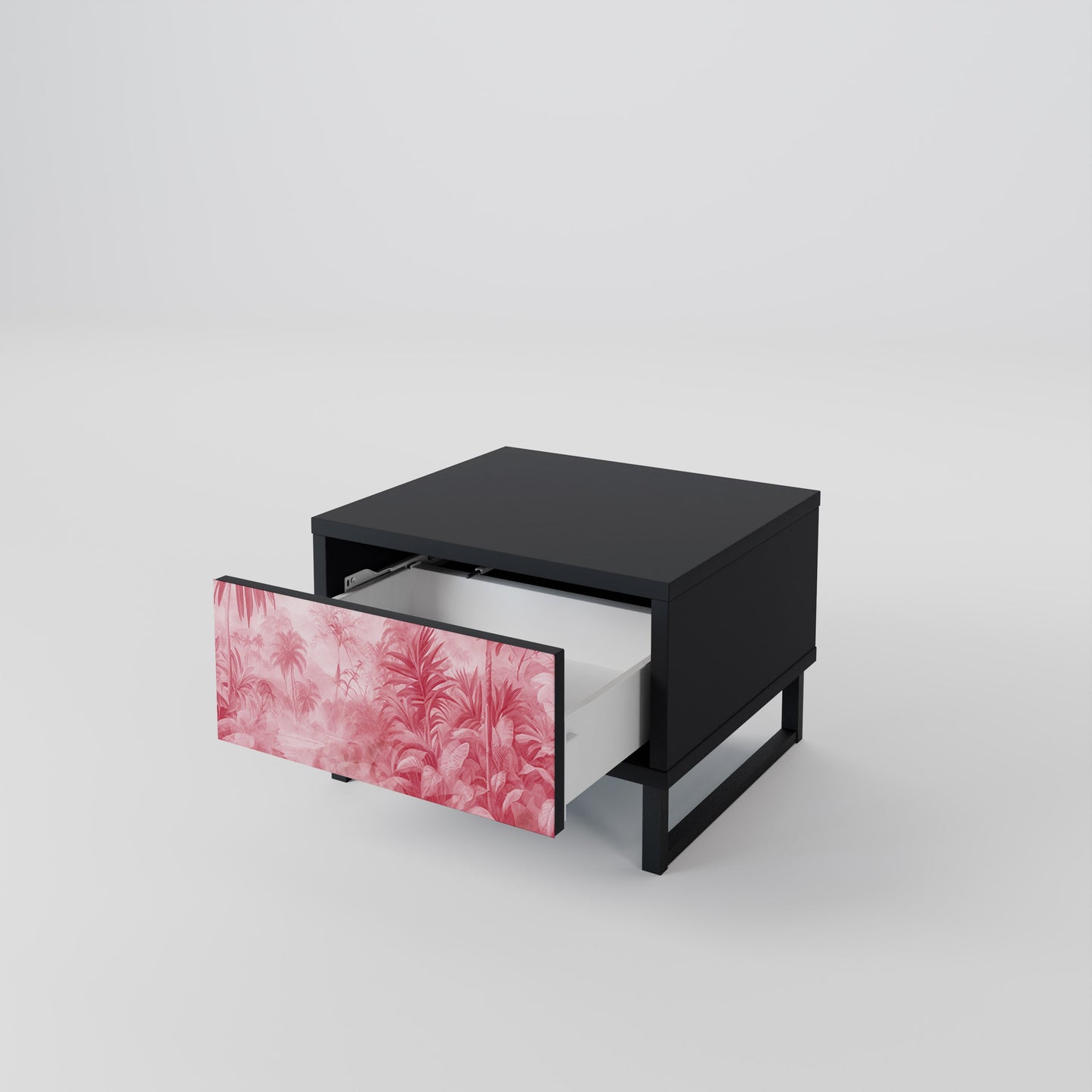 SWEET TROPICS Nightstand in Black Finish
