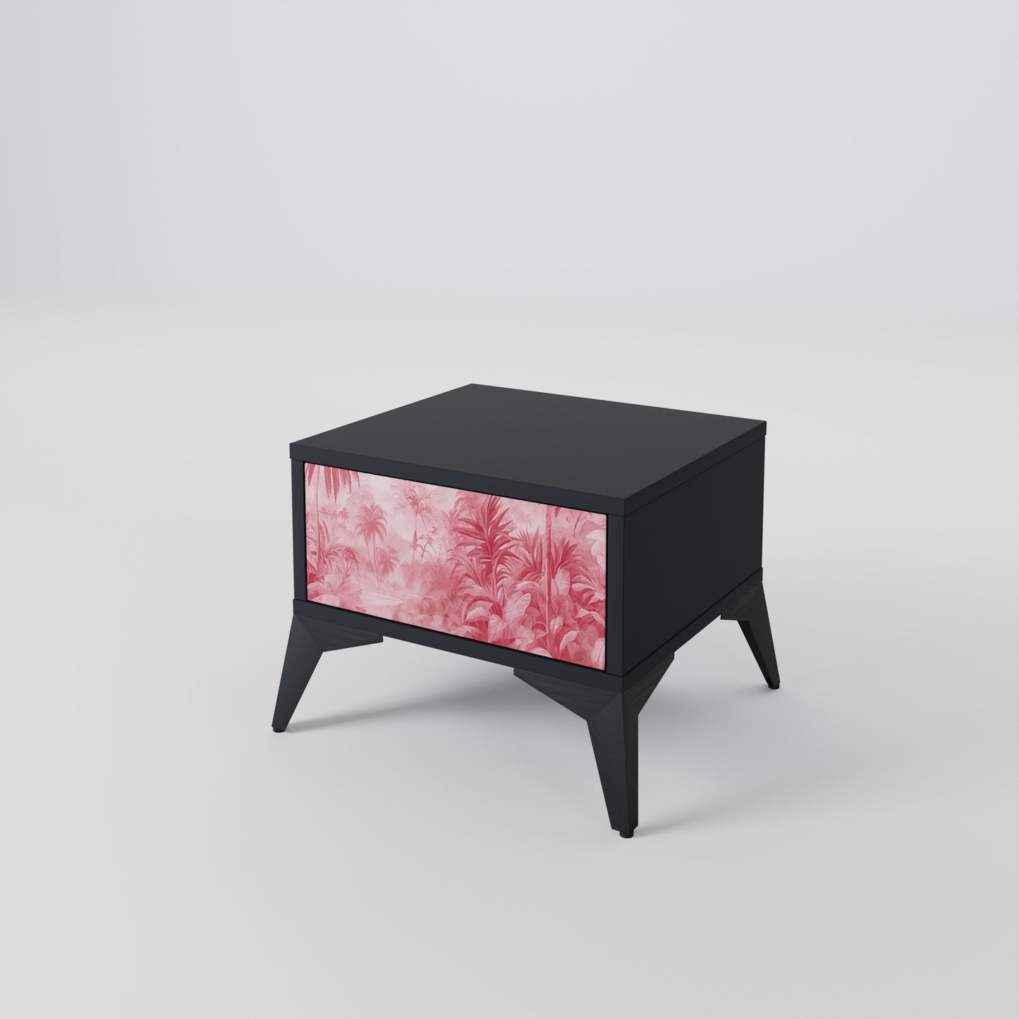 SWEET TROPICS Nightstand in Black Finish