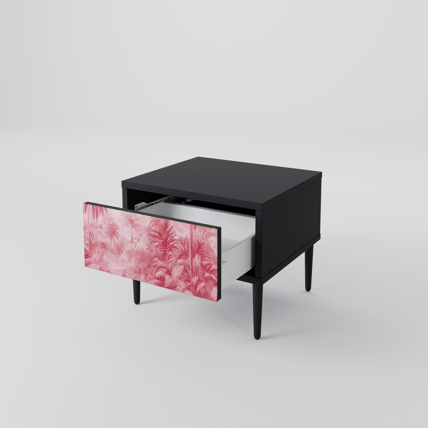 SWEET TROPICS Nightstand in Black Finish