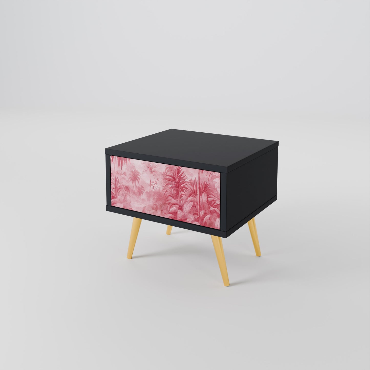 SWEET TROPICS Nightstand in Black Finish