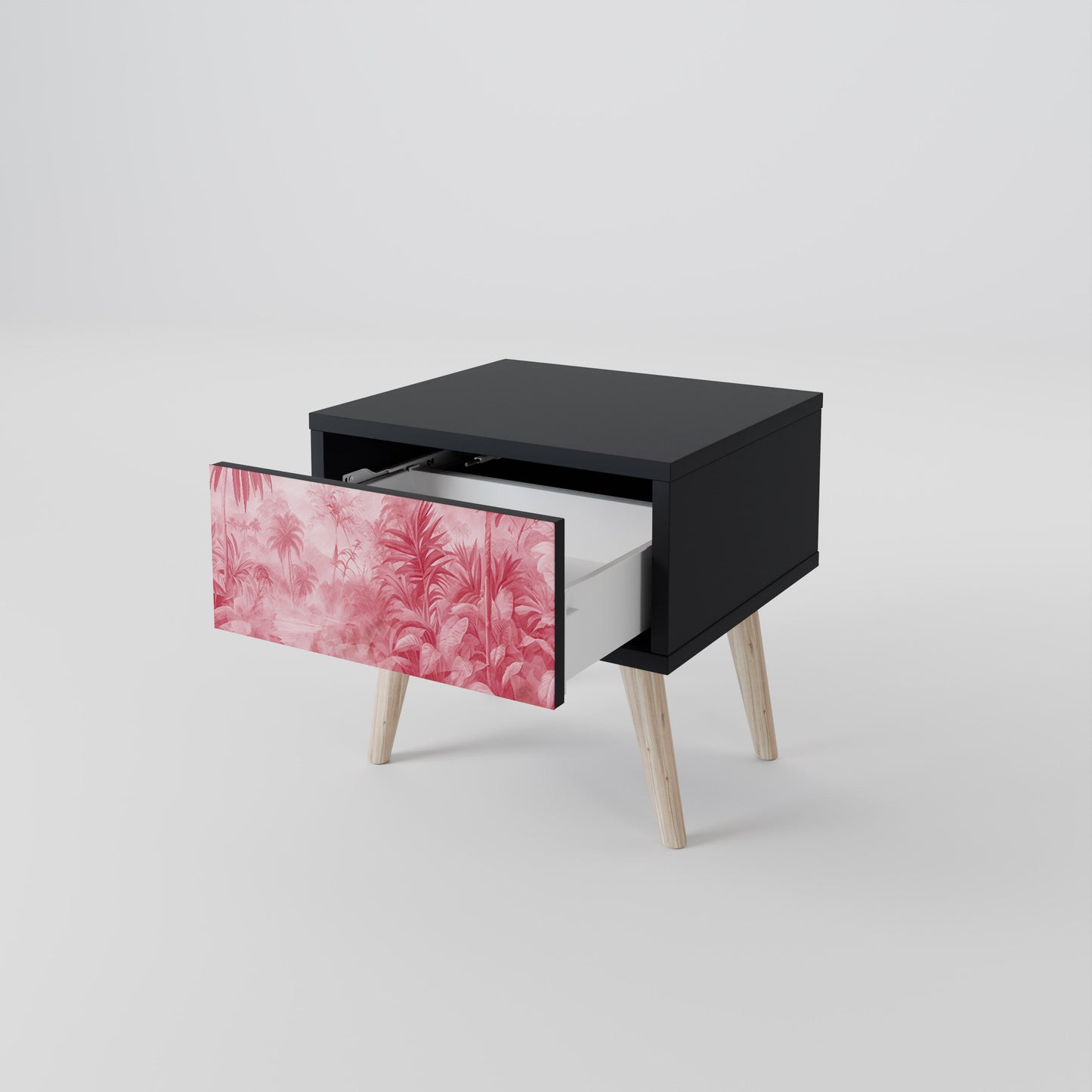 SWEET TROPICS Nightstand in Black Finish