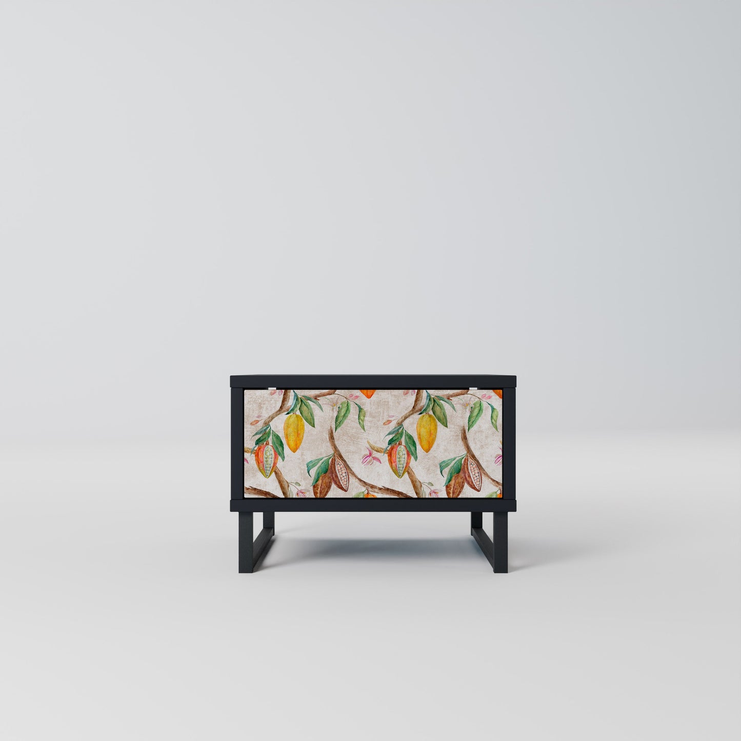 COCOA FRUITS Nightstand in Black Finish