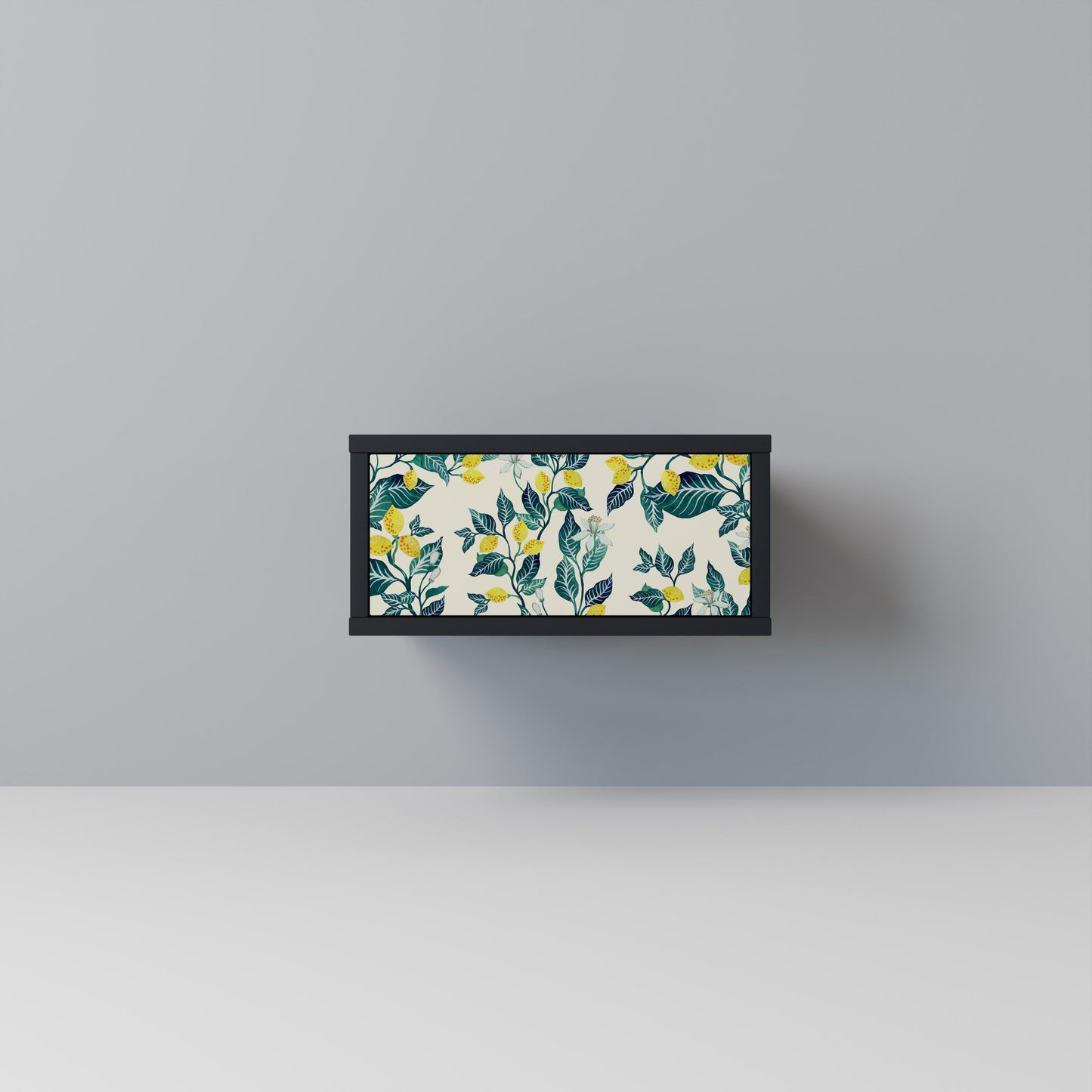 LEMON TREE Nightstand in Black Finish