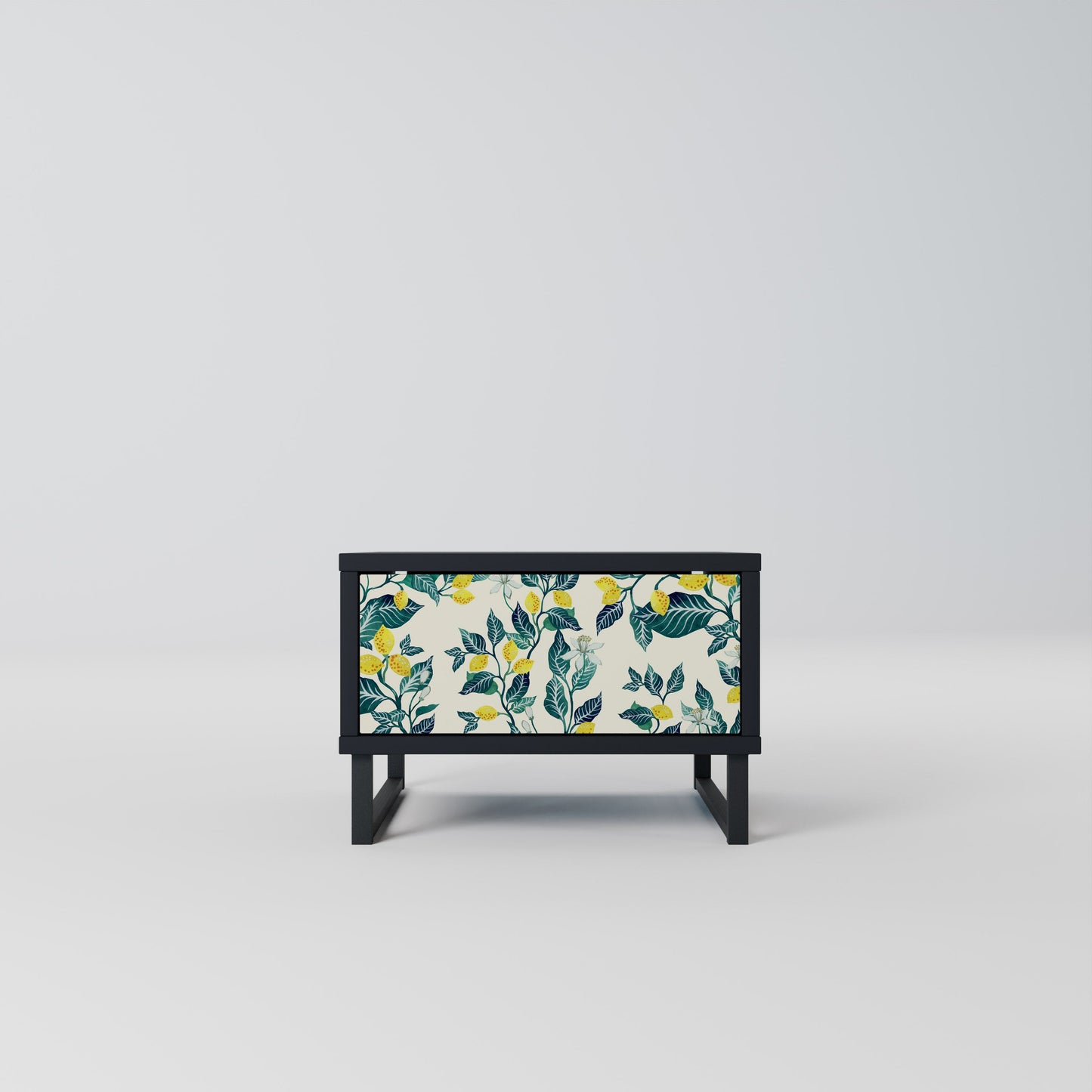 LEMON TREE Nightstand in Black Finish