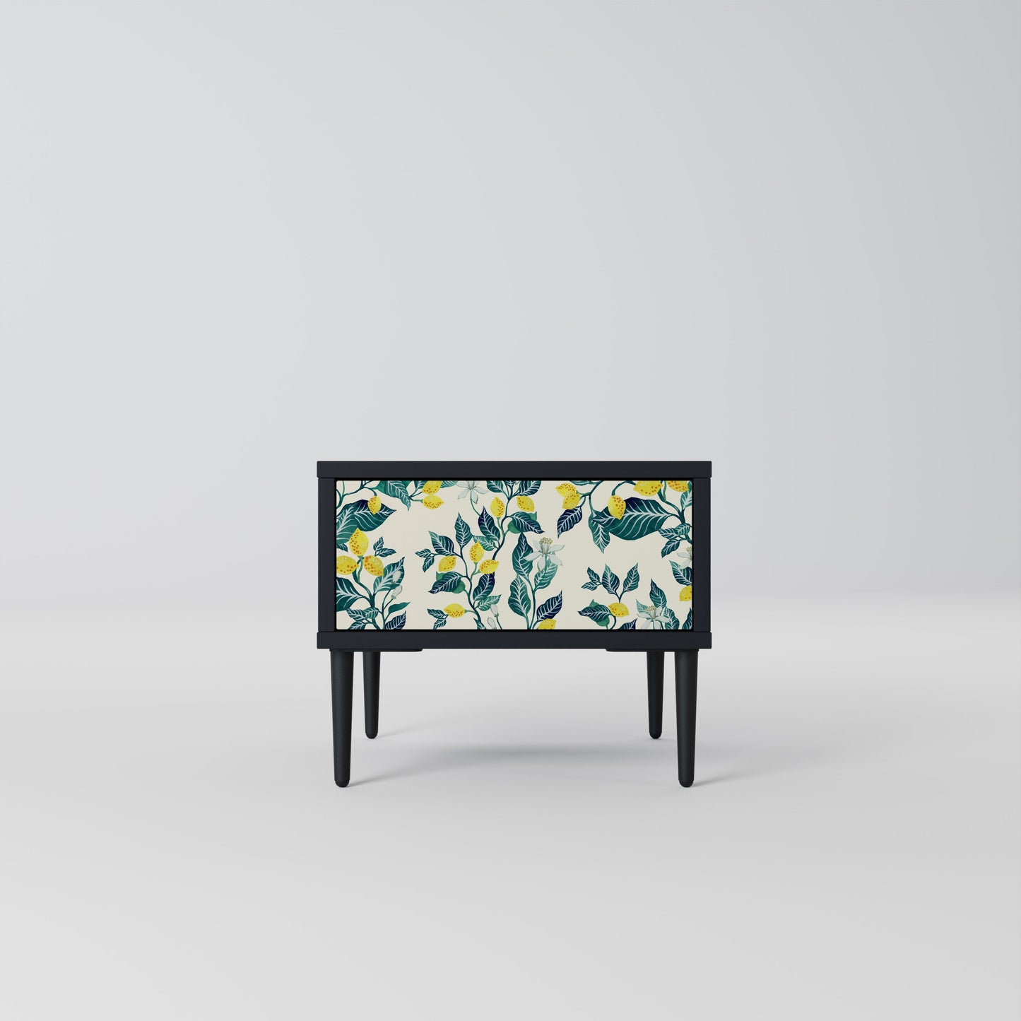 LEMON TREE Nightstand in Black Finish