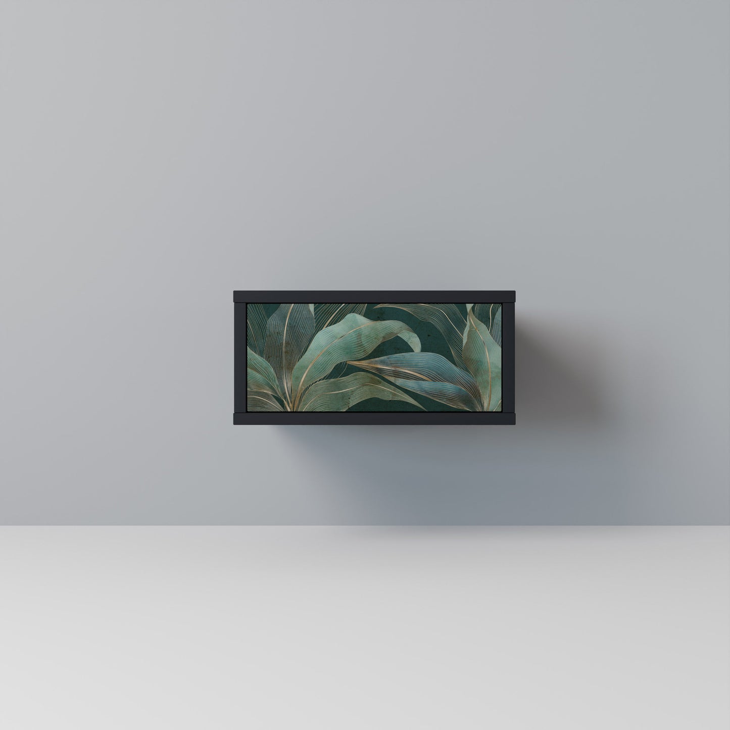 ROYAL GREEN Nightstand in Black Finish