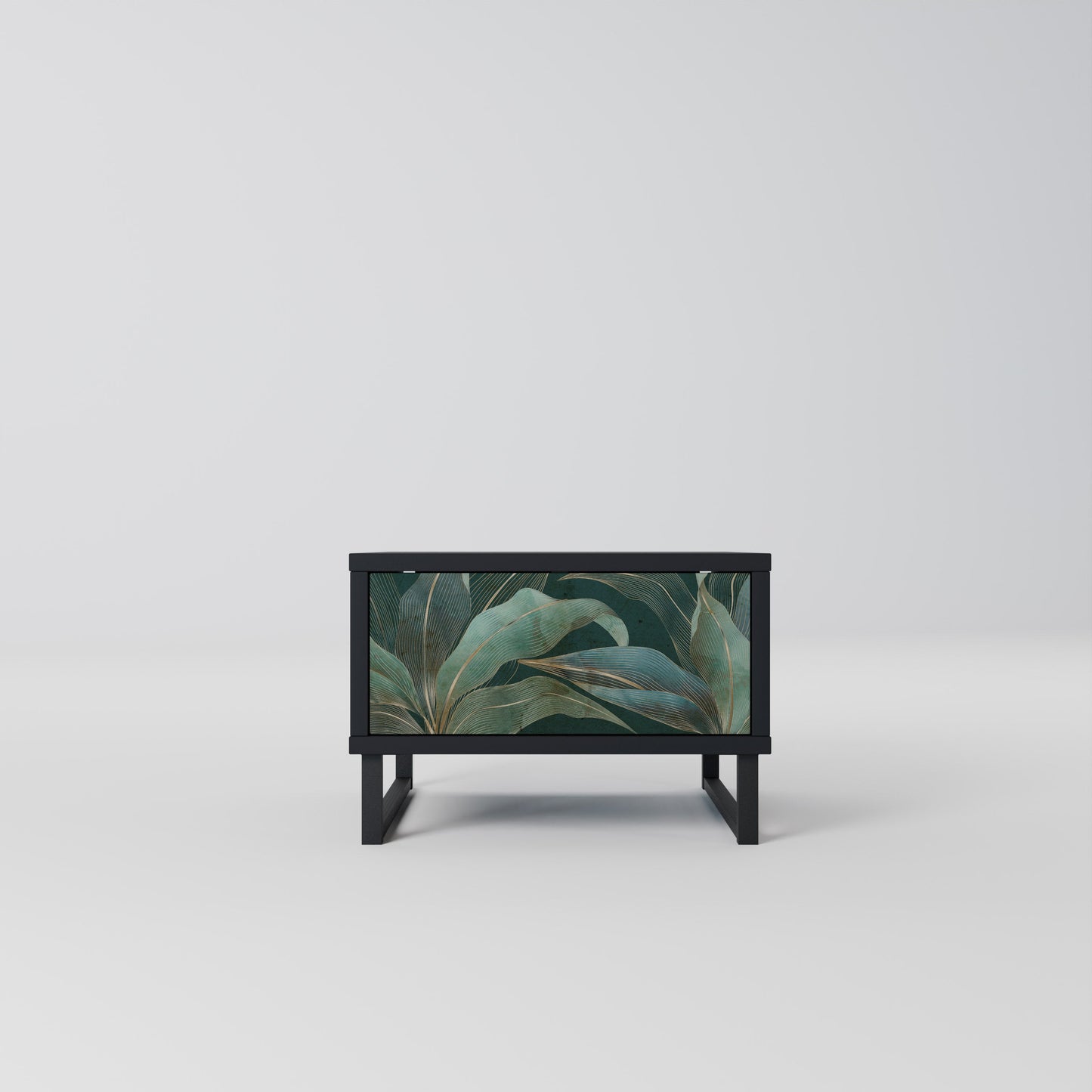 ROYAL GREEN Nightstand in Black Finish