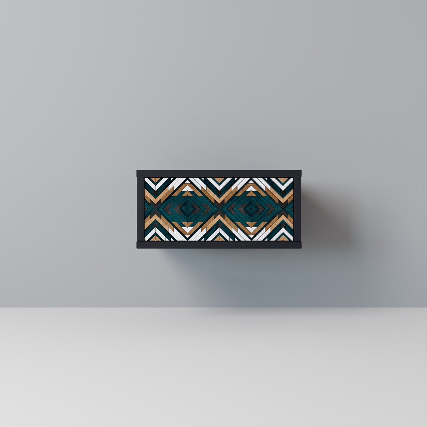 ARTISTIC GEOMETRI Nattduksbord i svart finish