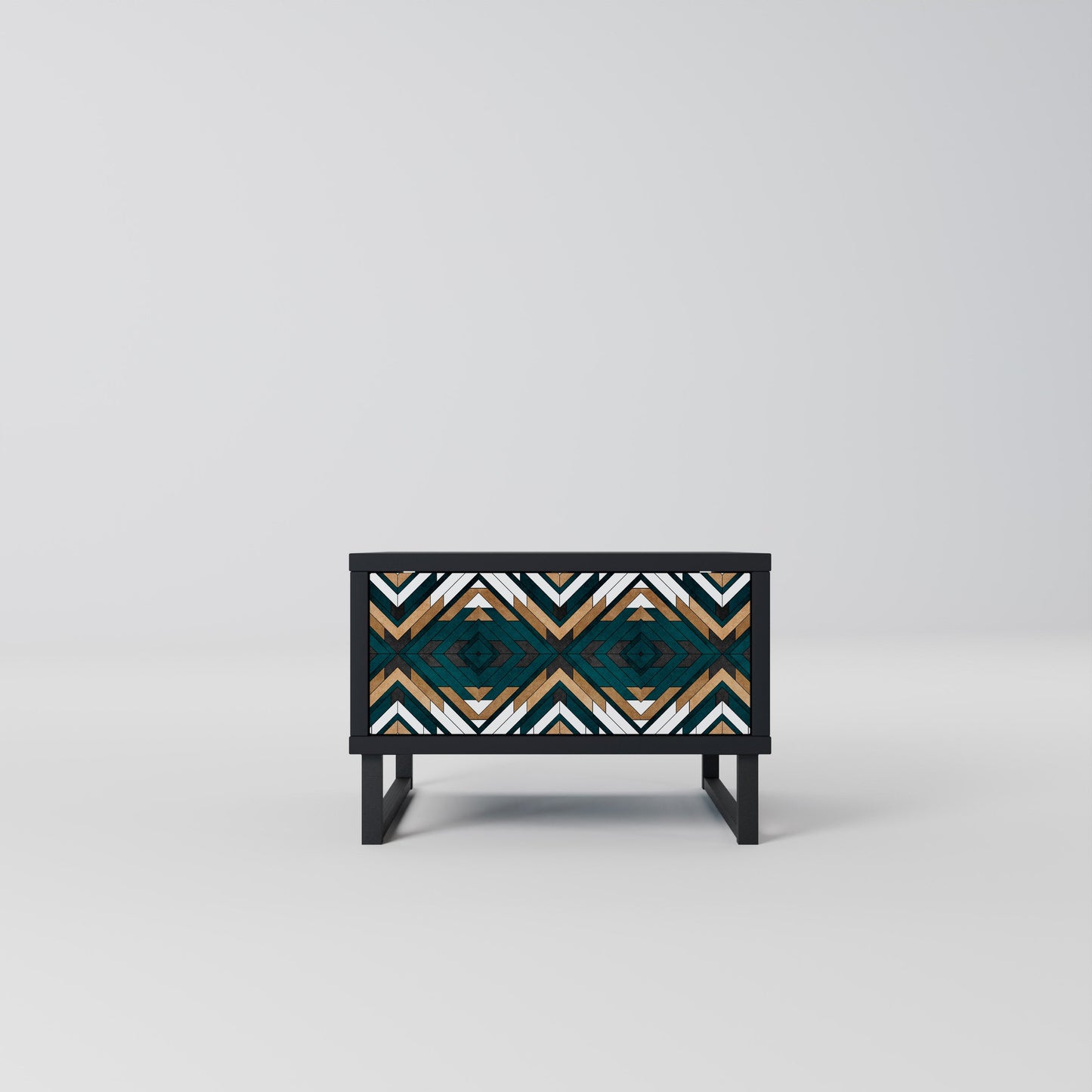 ARTISTIC GEOMETRI Nattduksbord i svart finish