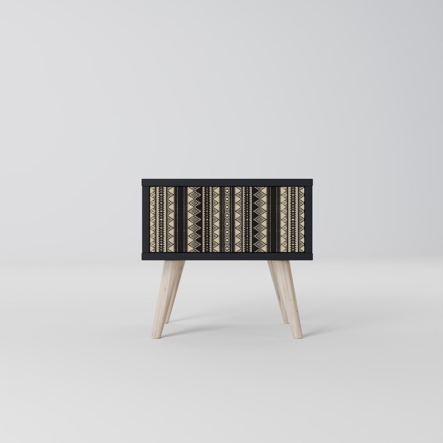 AZTEC Nightstand in Black Finish