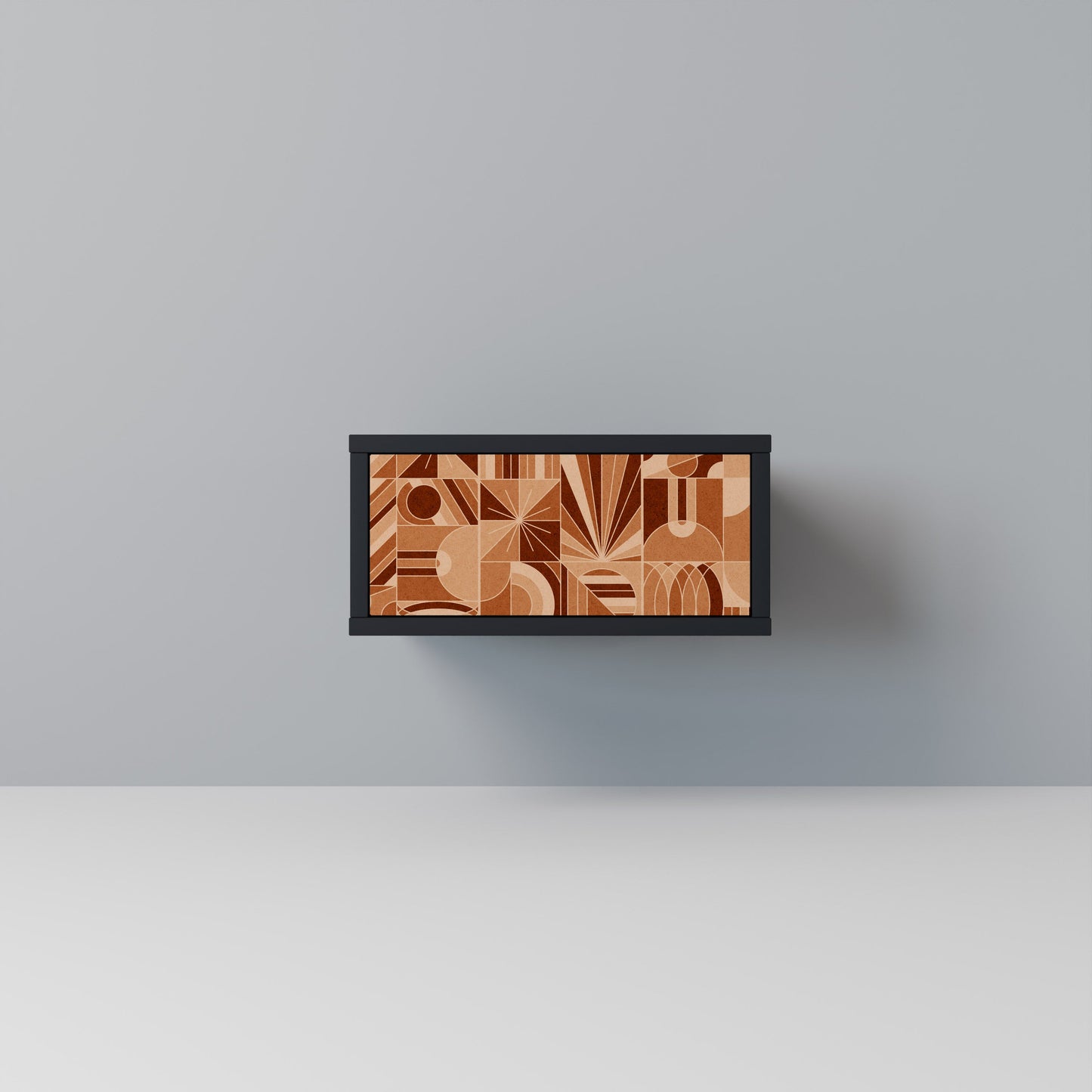 PRISM MOSAIC nattduksbord i svart finish