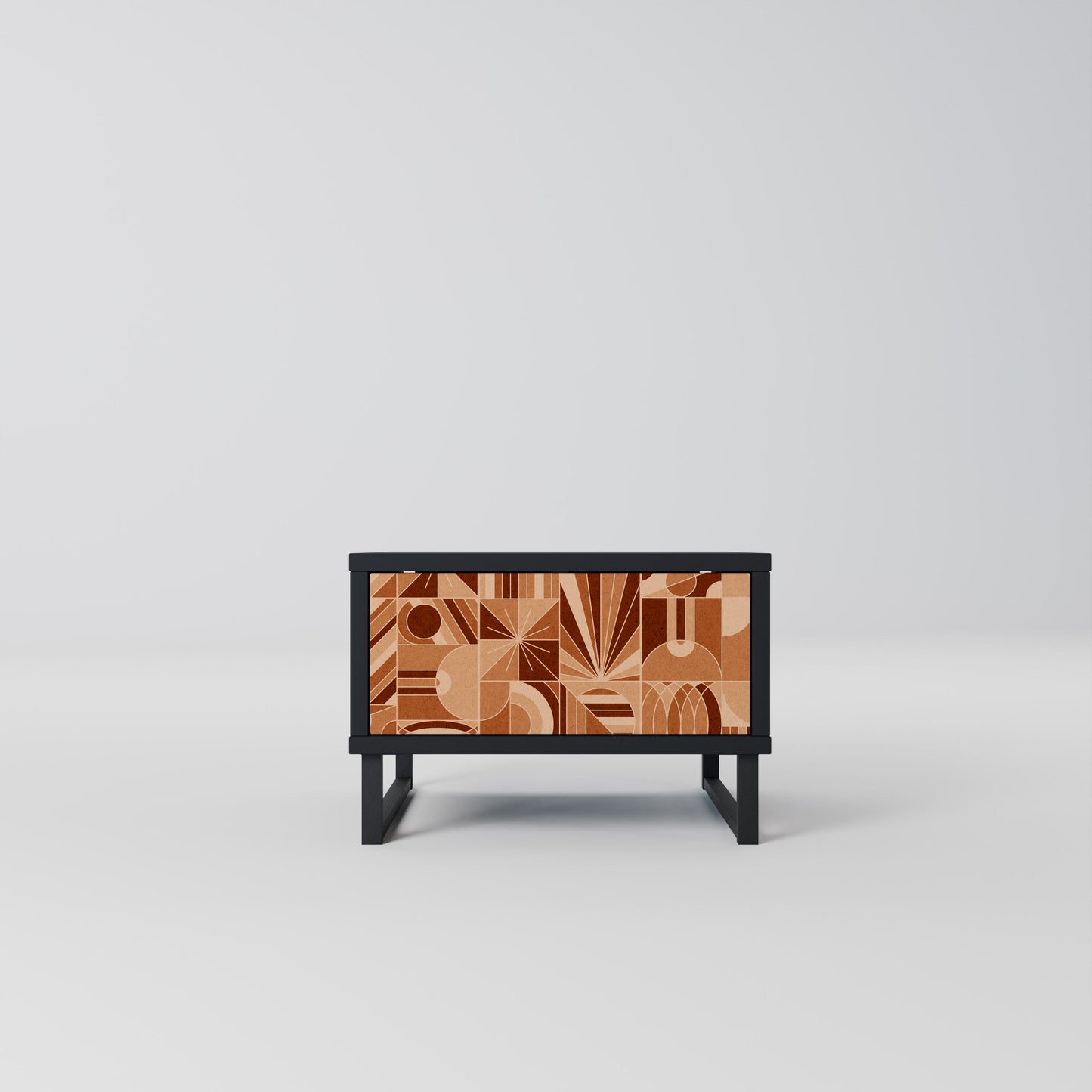 PRISM MOSAIC nattduksbord i svart finish