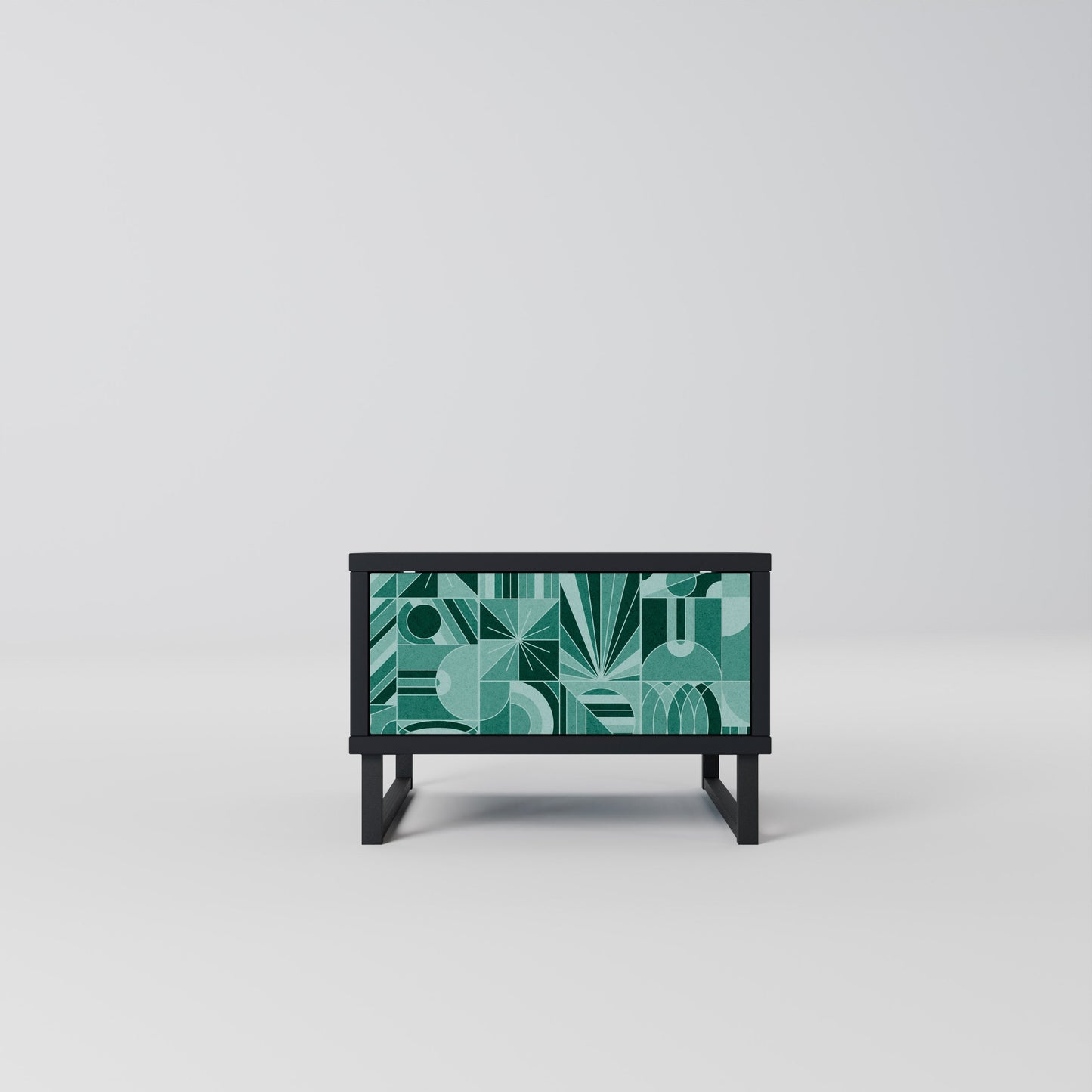 HARMONIC GRID nattduksbord i svart finish
