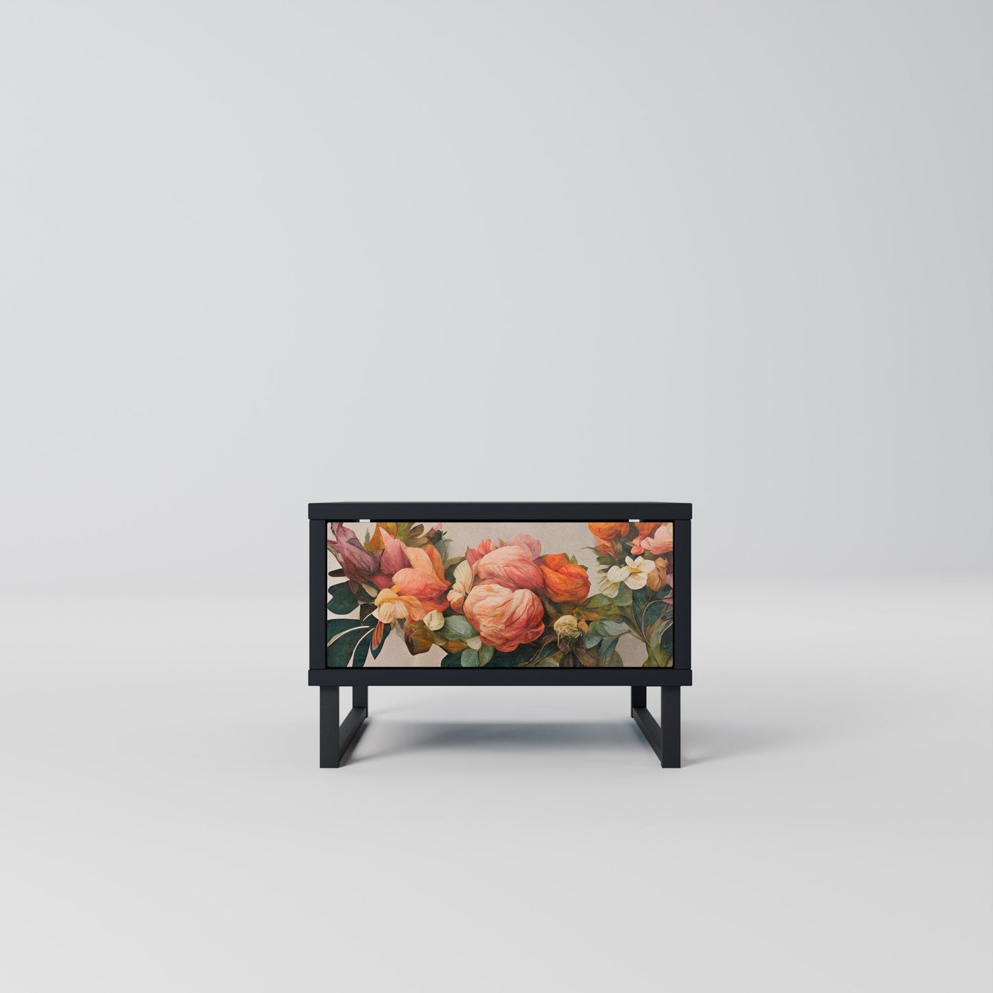 STYLISH BEAUTY Nattduksbord i svart finish
