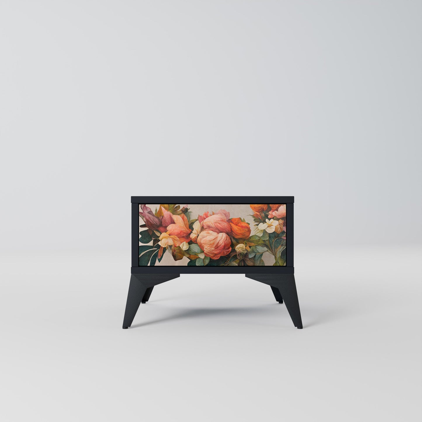 STYLISH BEAUTY Nattduksbord i svart finish