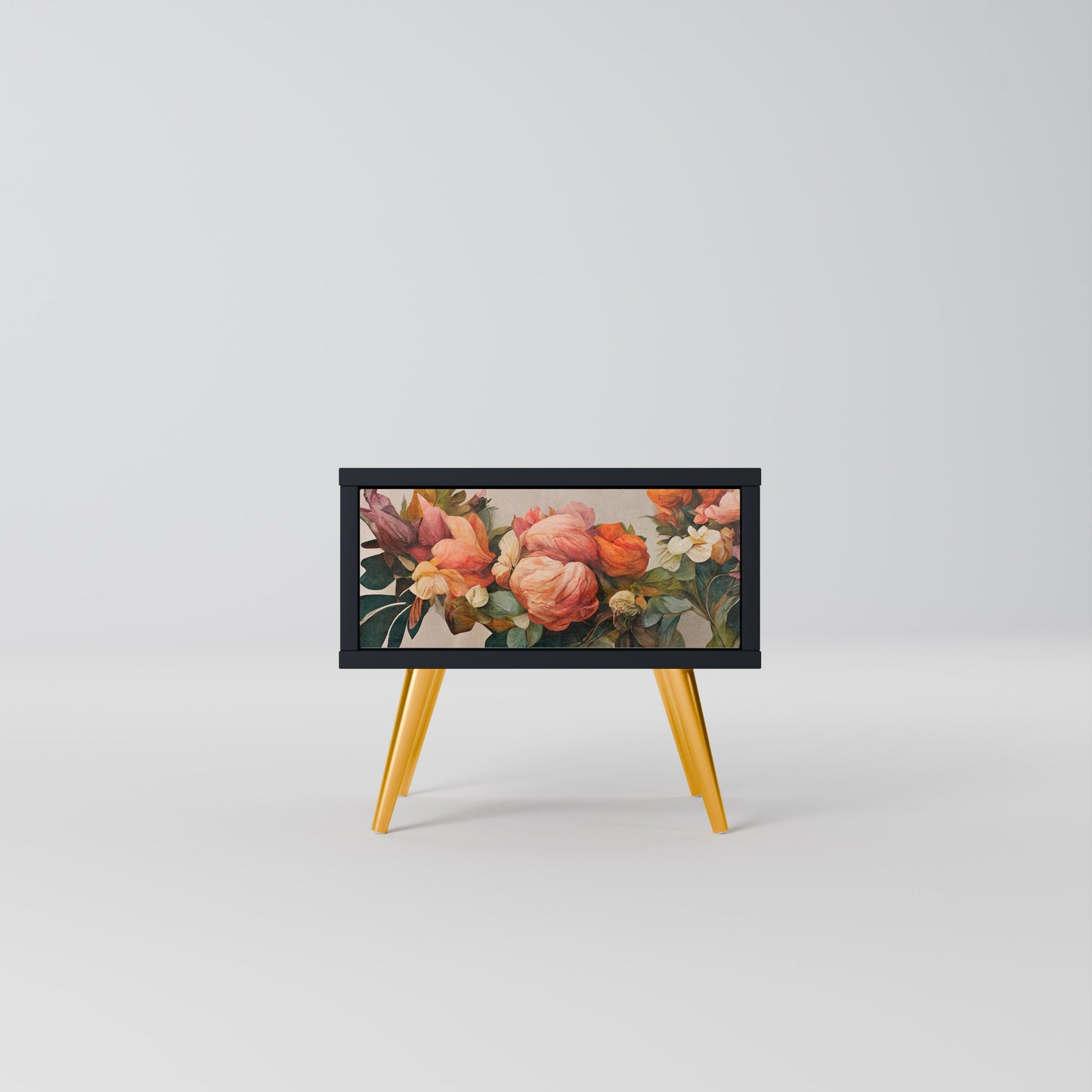 STYLISH BEAUTY Nattduksbord i svart finish