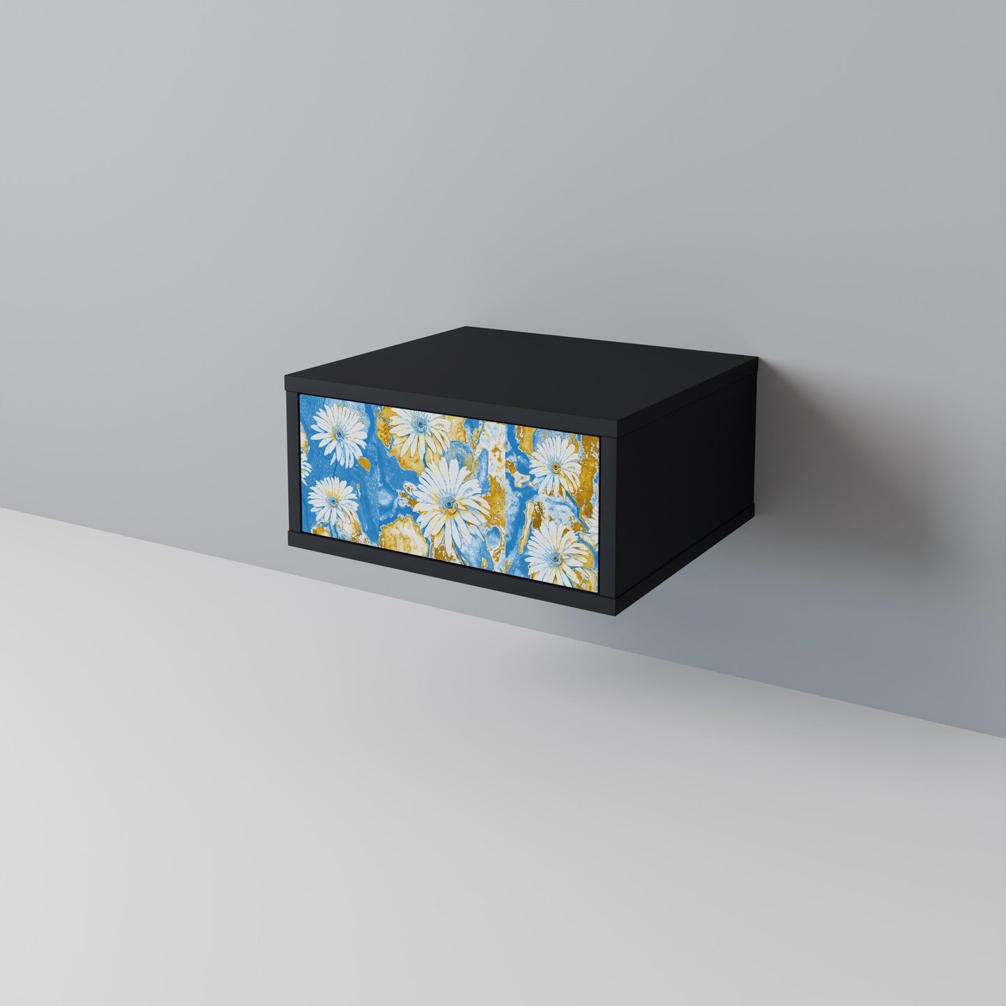 DAISY LUXE nattduksbord i svart finish