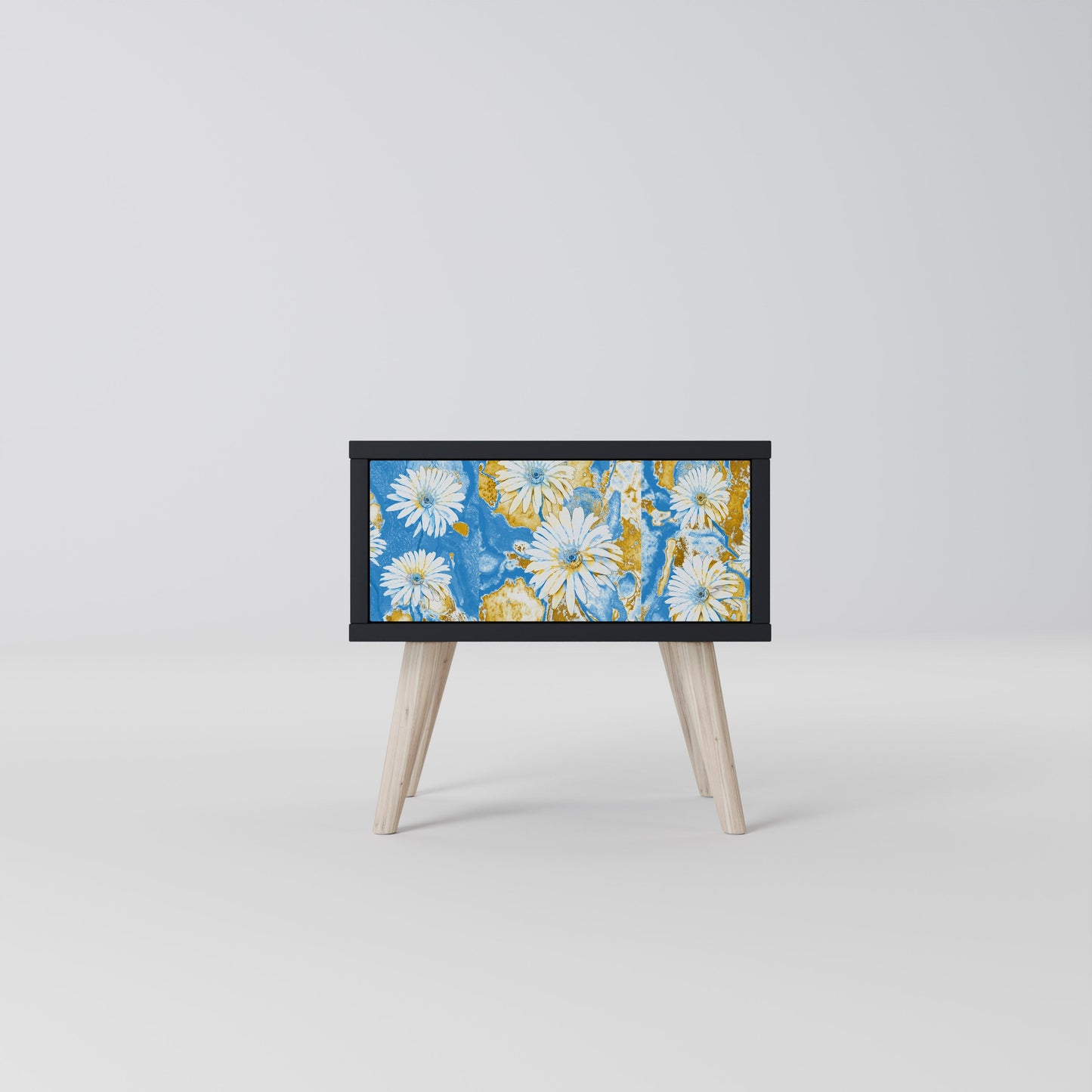 DAISY LUXE nattduksbord i svart finish
