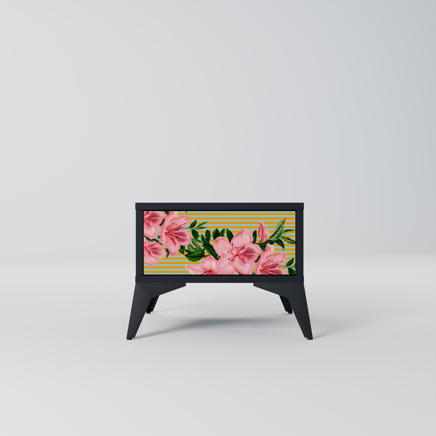 FRAGILE BEAUTY Nattduksbord i svart finish