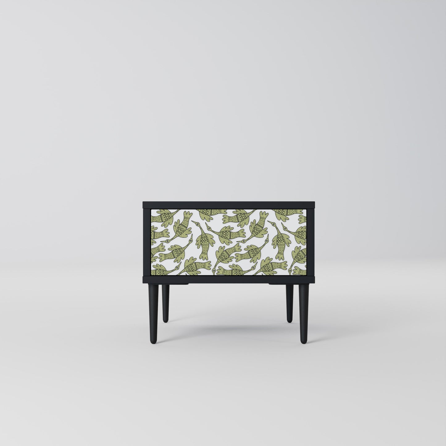 SEEDLING SONGBIRD Nightstand in Black Finish
