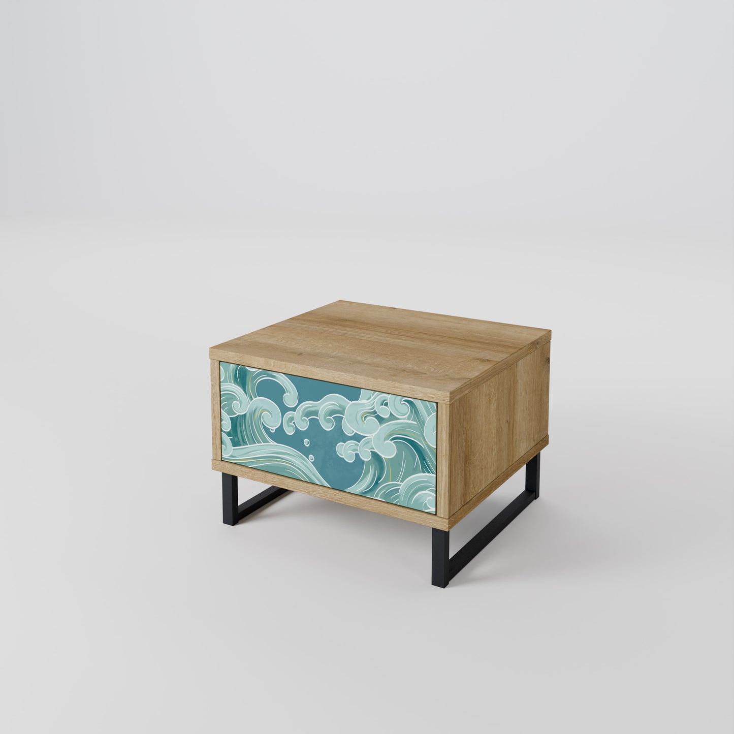 ASIAN SWAY Nattduksbord i ekeffekt