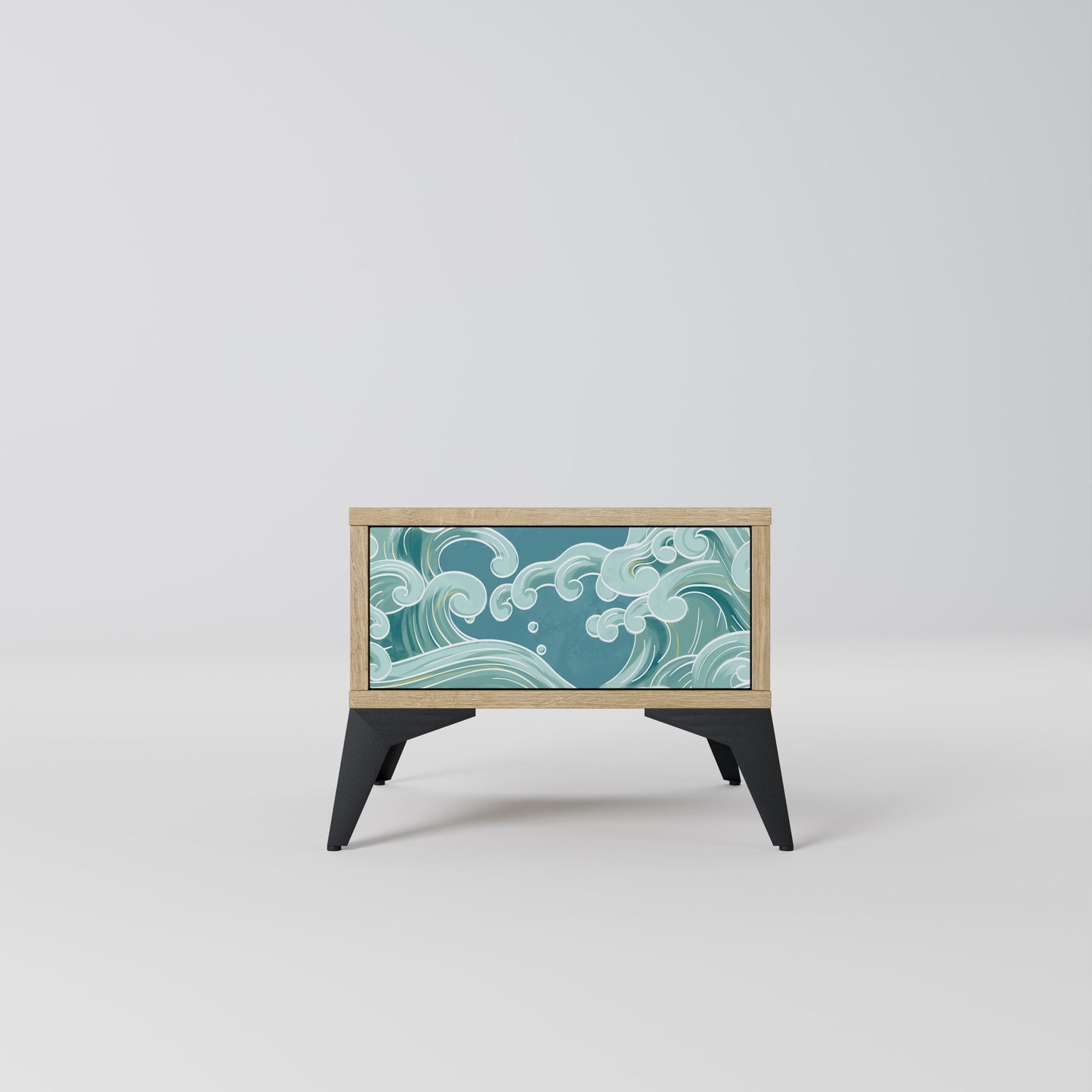 ASIAN SWAY Nattduksbord i ekeffekt