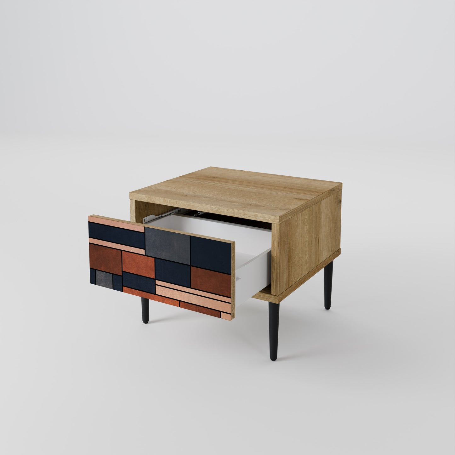 INTREPID FORMATION Nightstand in Oak Effect