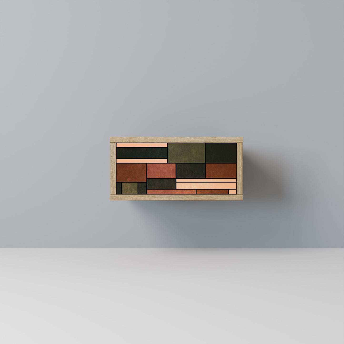FIGURES OF NATURE Nightstand in Oak Effect